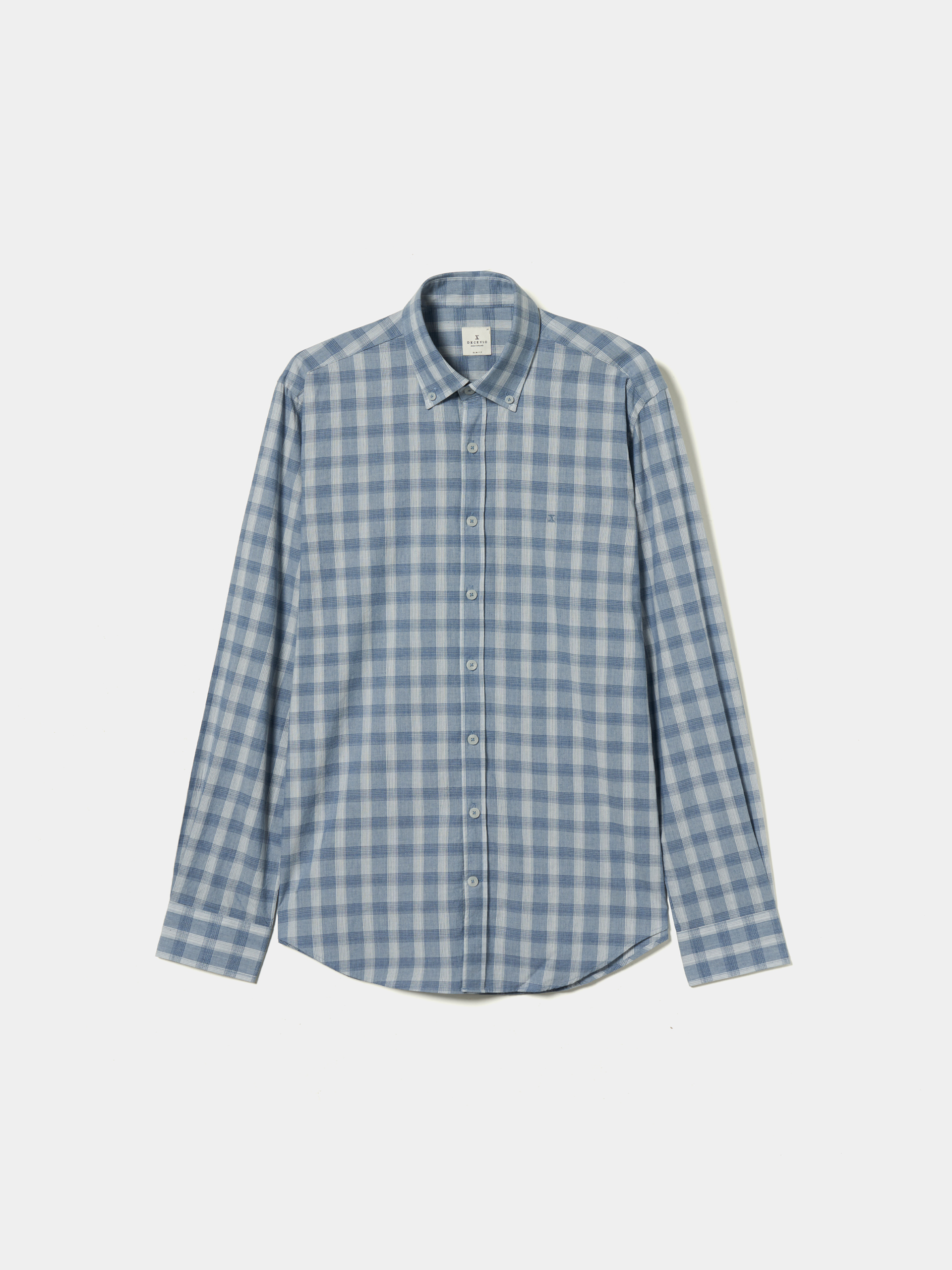 Slim fit plaid shirt