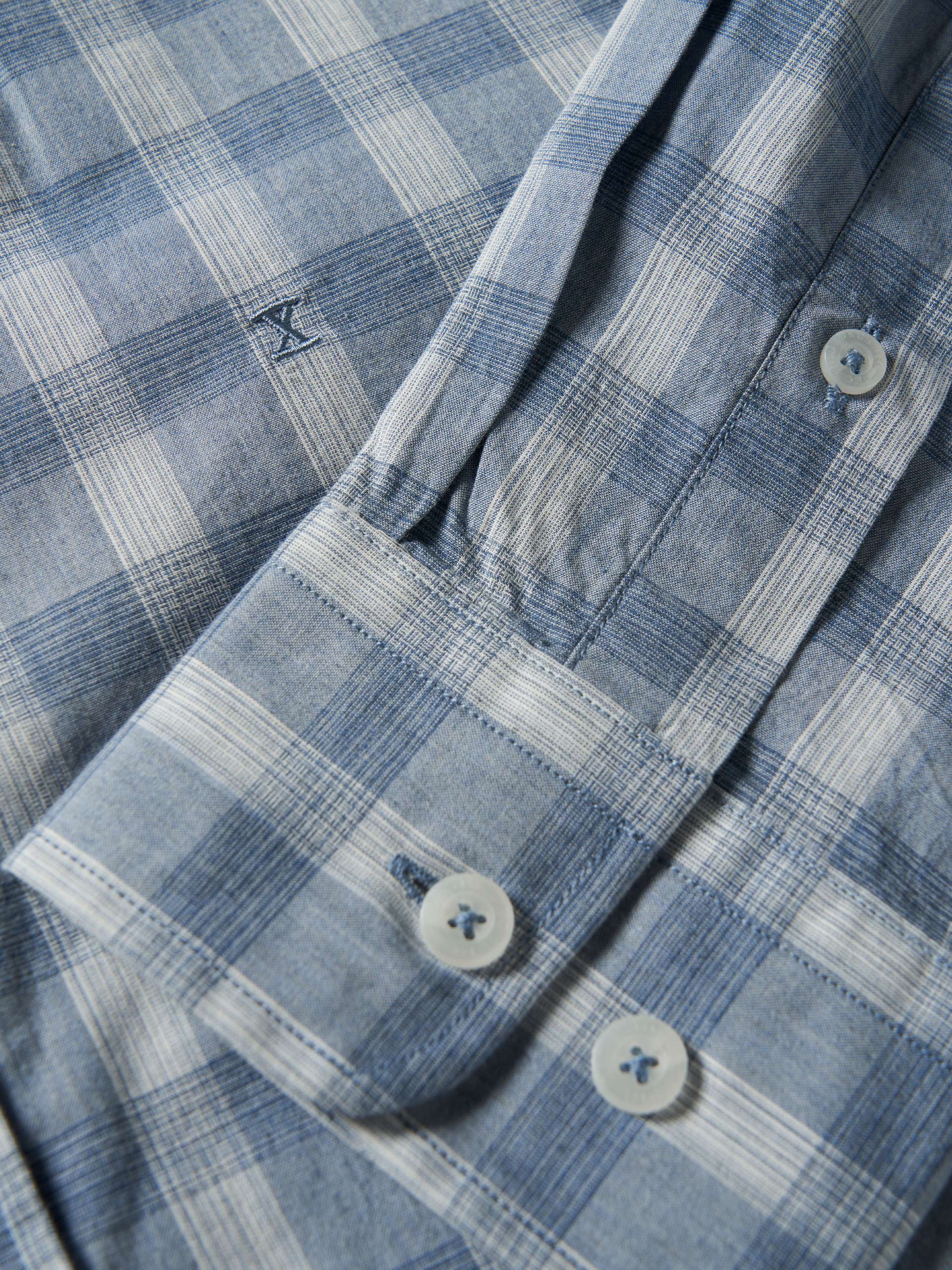 Slim fit plaid shirt