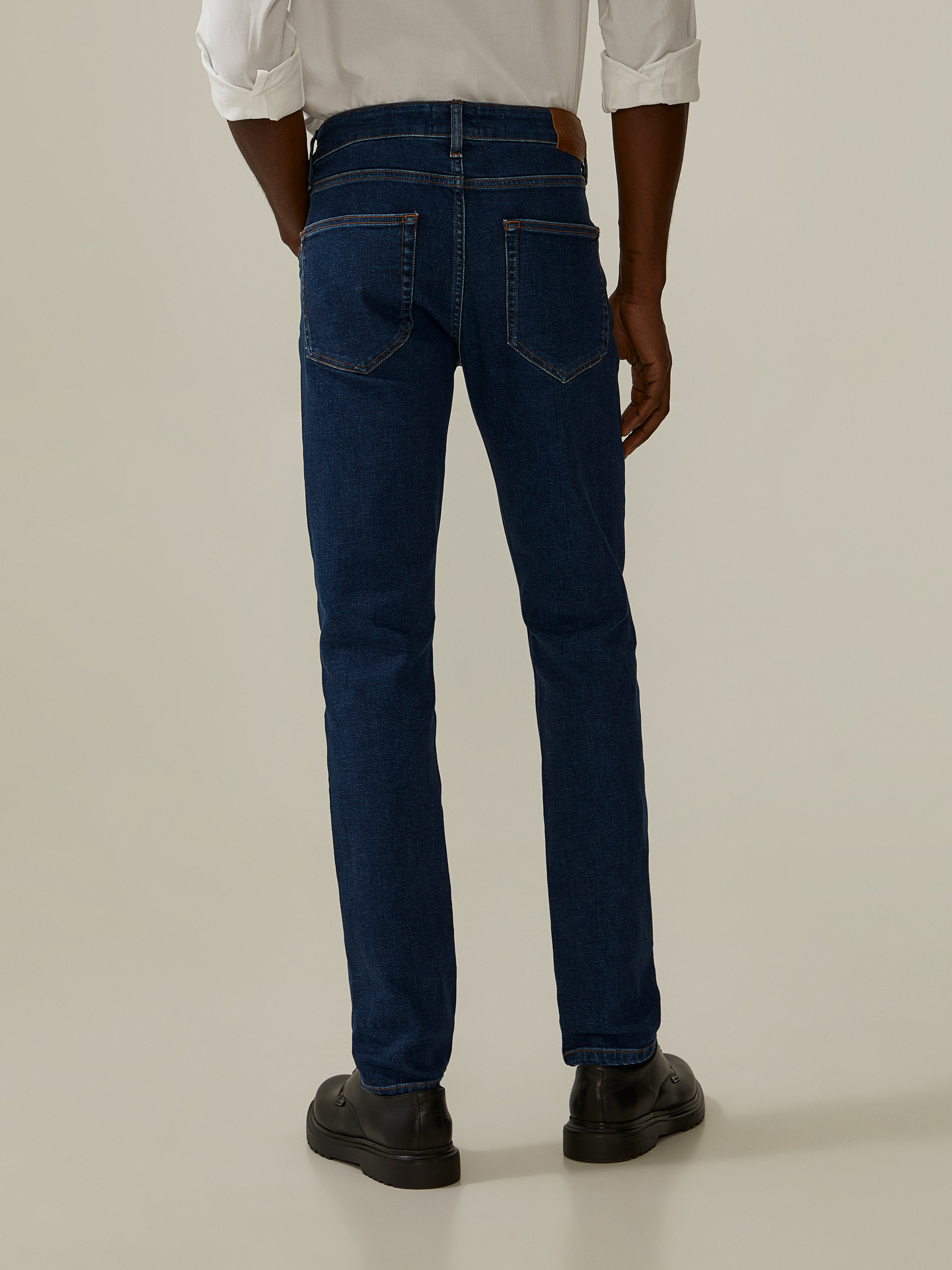 Slim fit denim pants