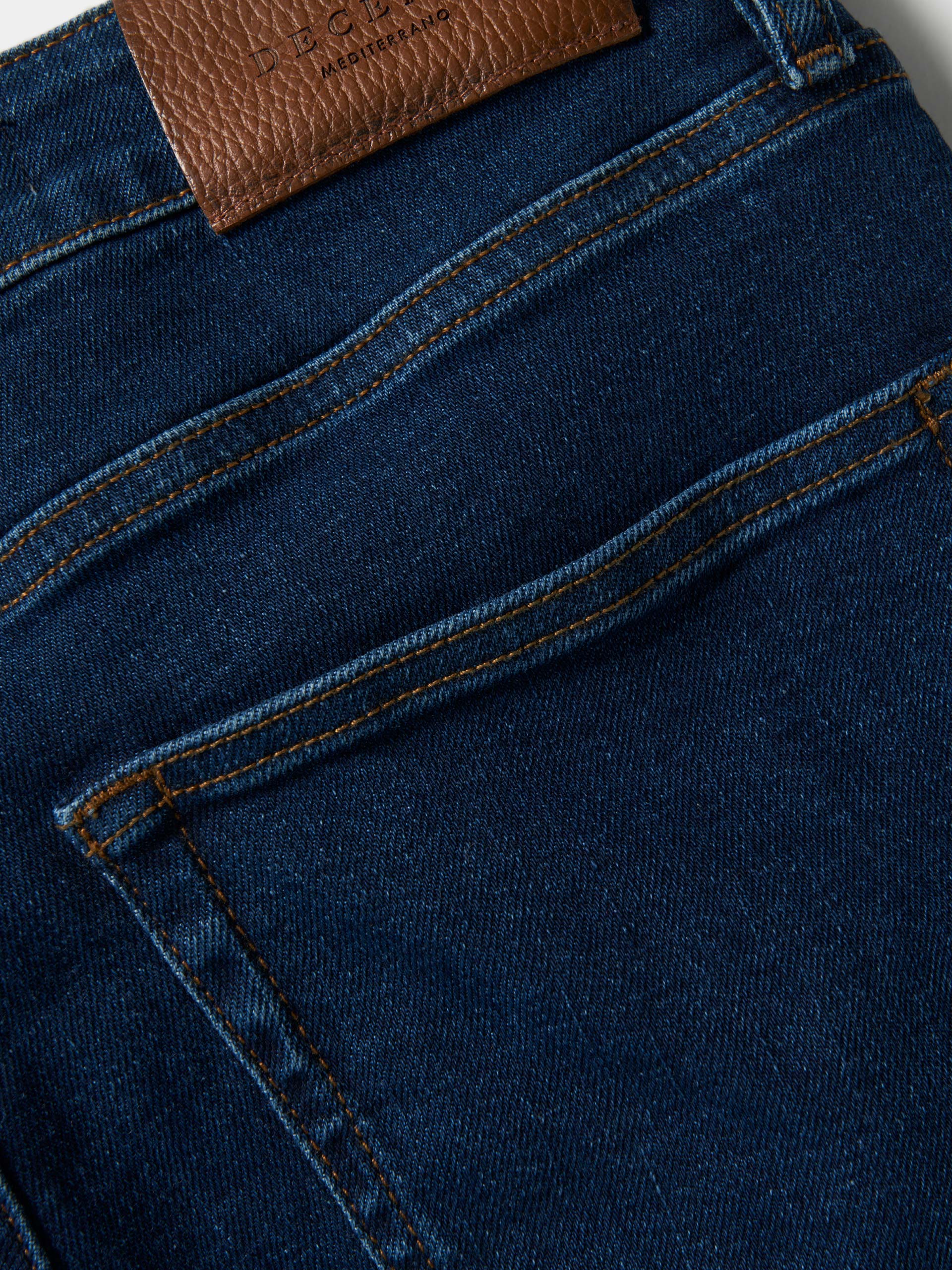 Slim fit denim pants