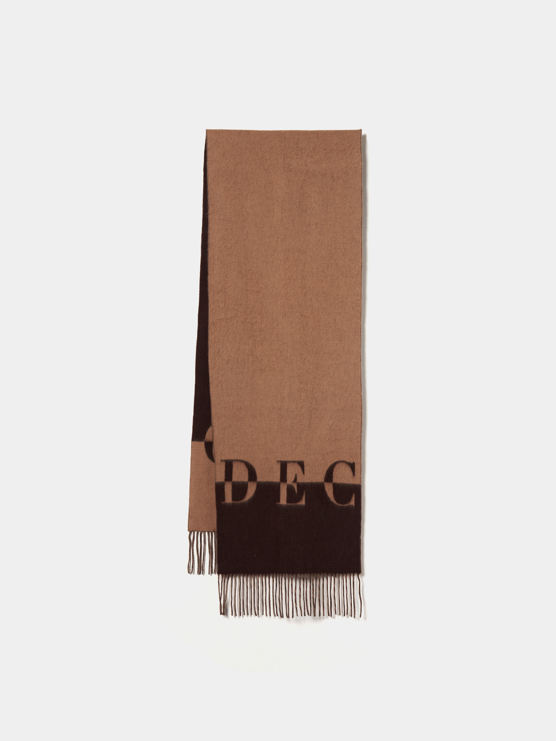 Wool and alpaca scarf