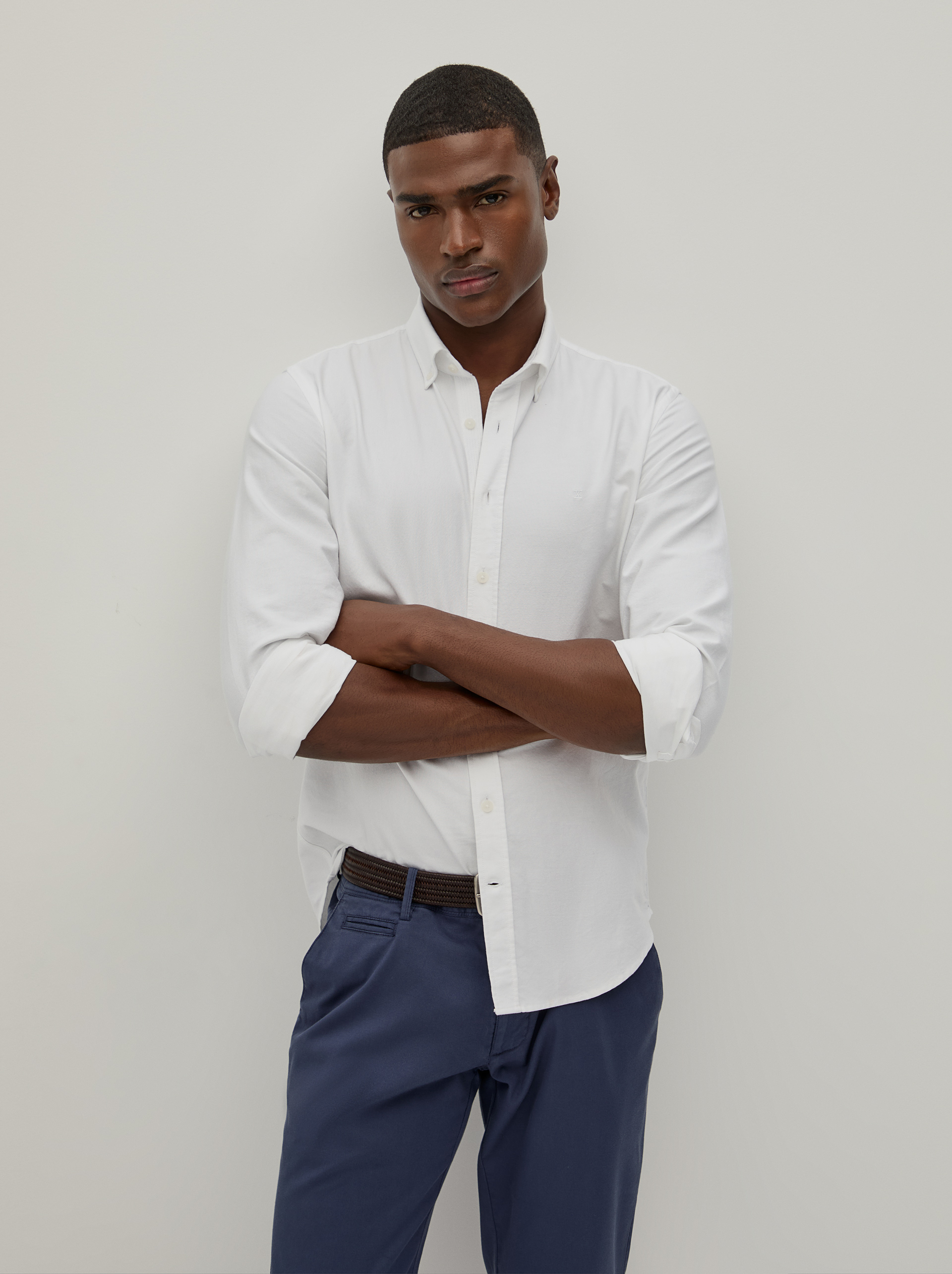 Camisa Oxford ajustada
