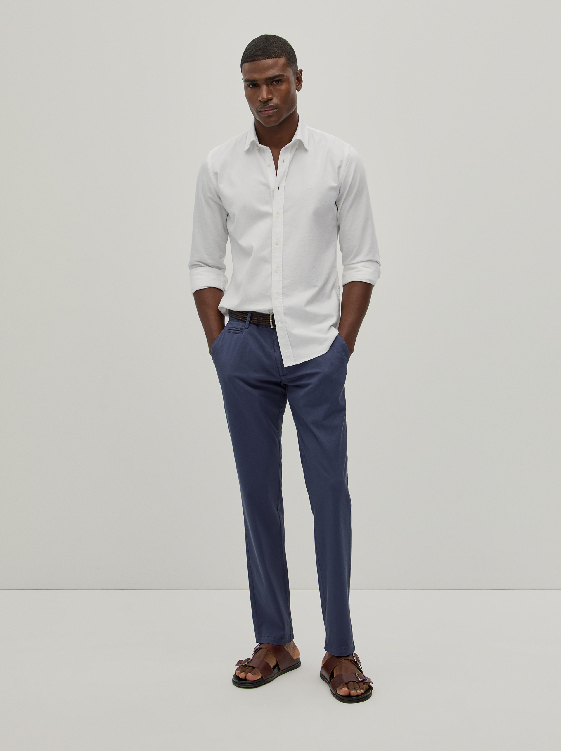 Camisa Oxford ajustada