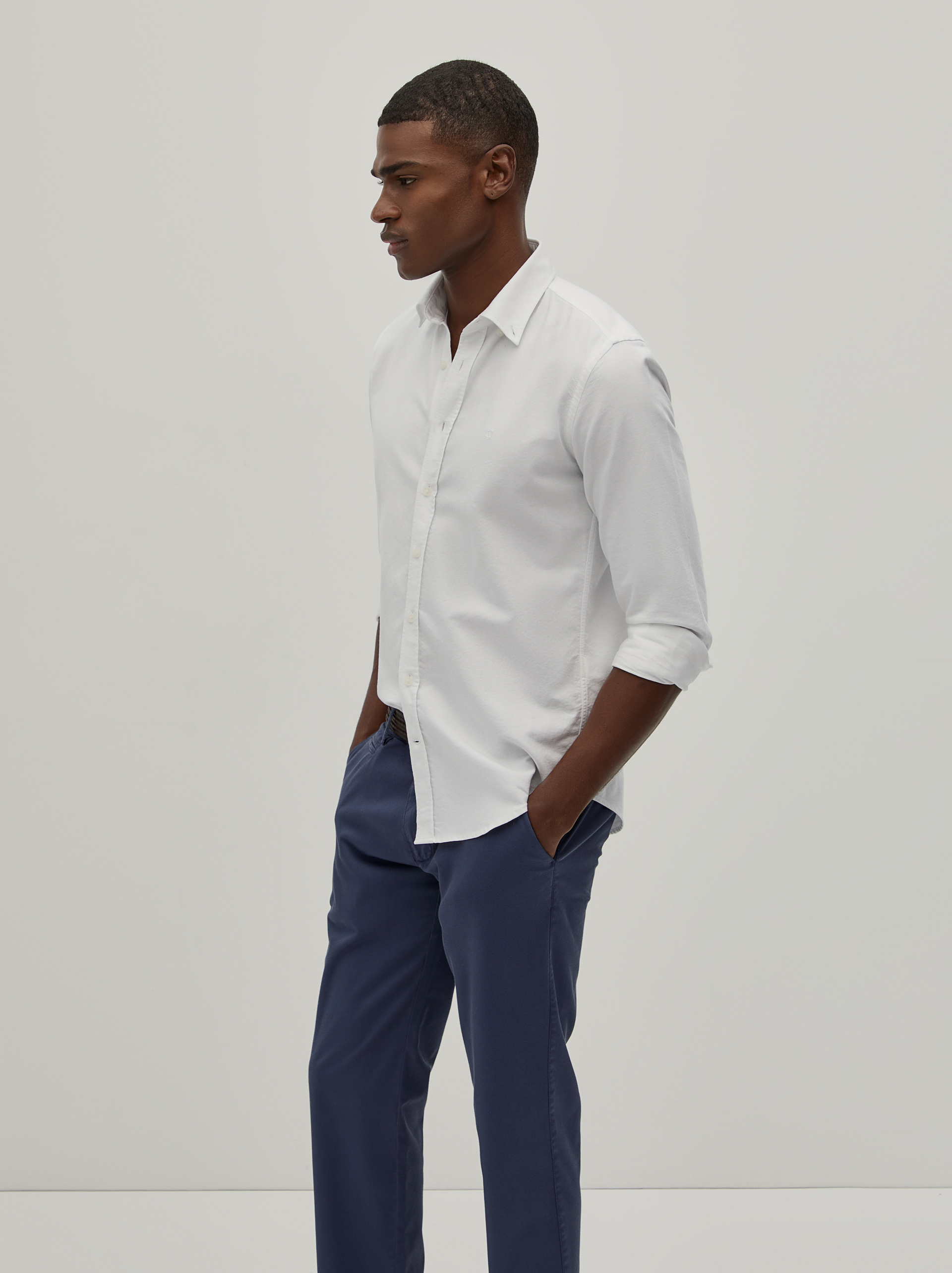 Camisa Oxford ajustada