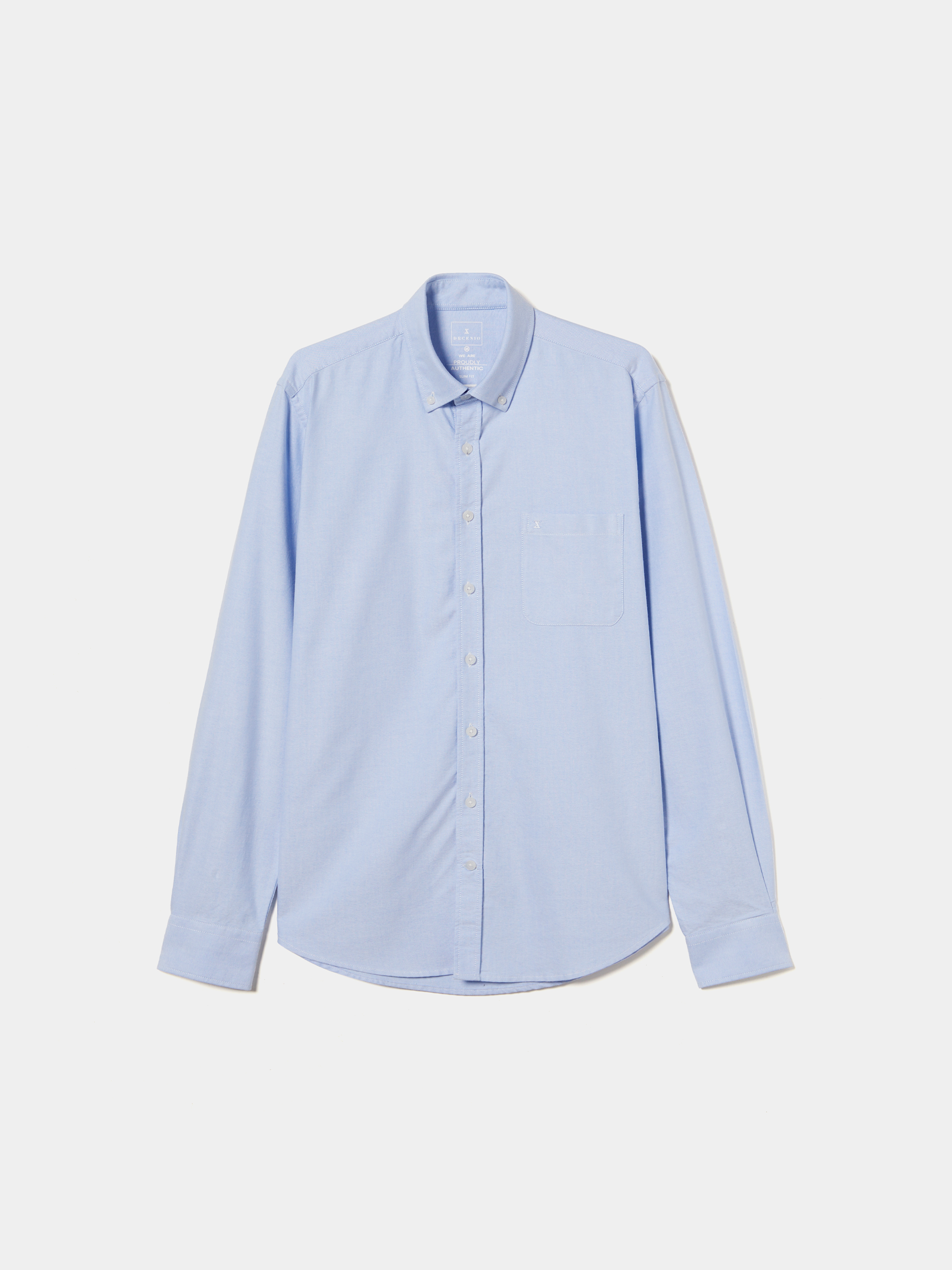 Camisa oxford slim fit