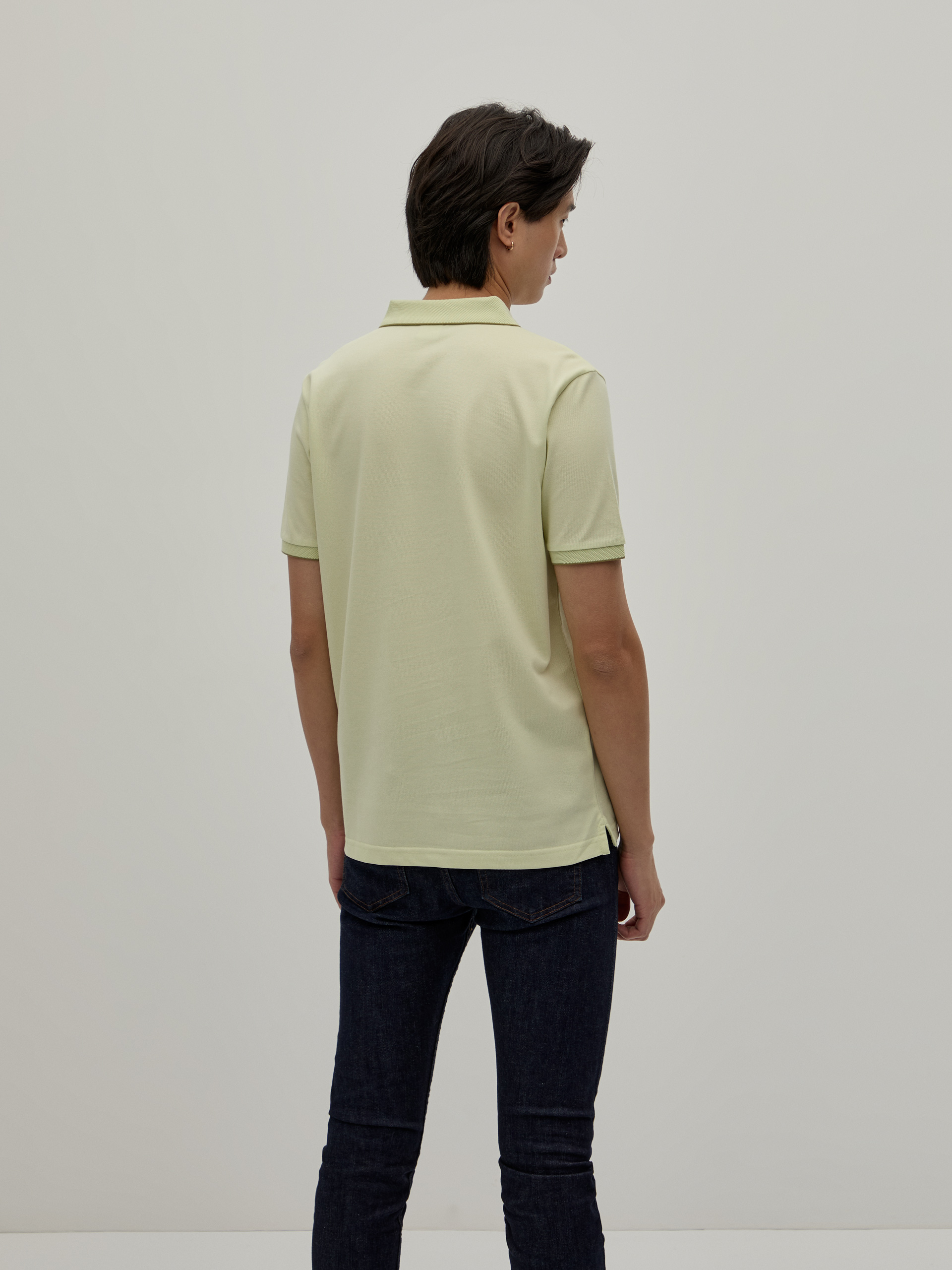Polo in mercerized cotton