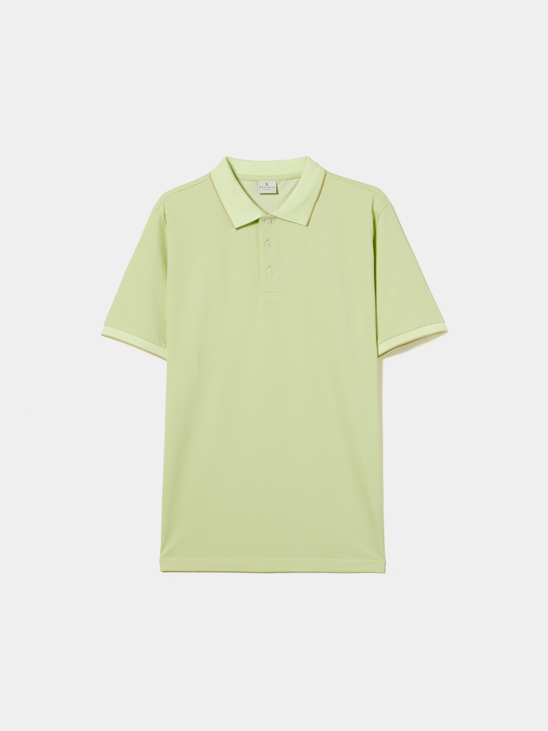 Polo in mercerized cotton
