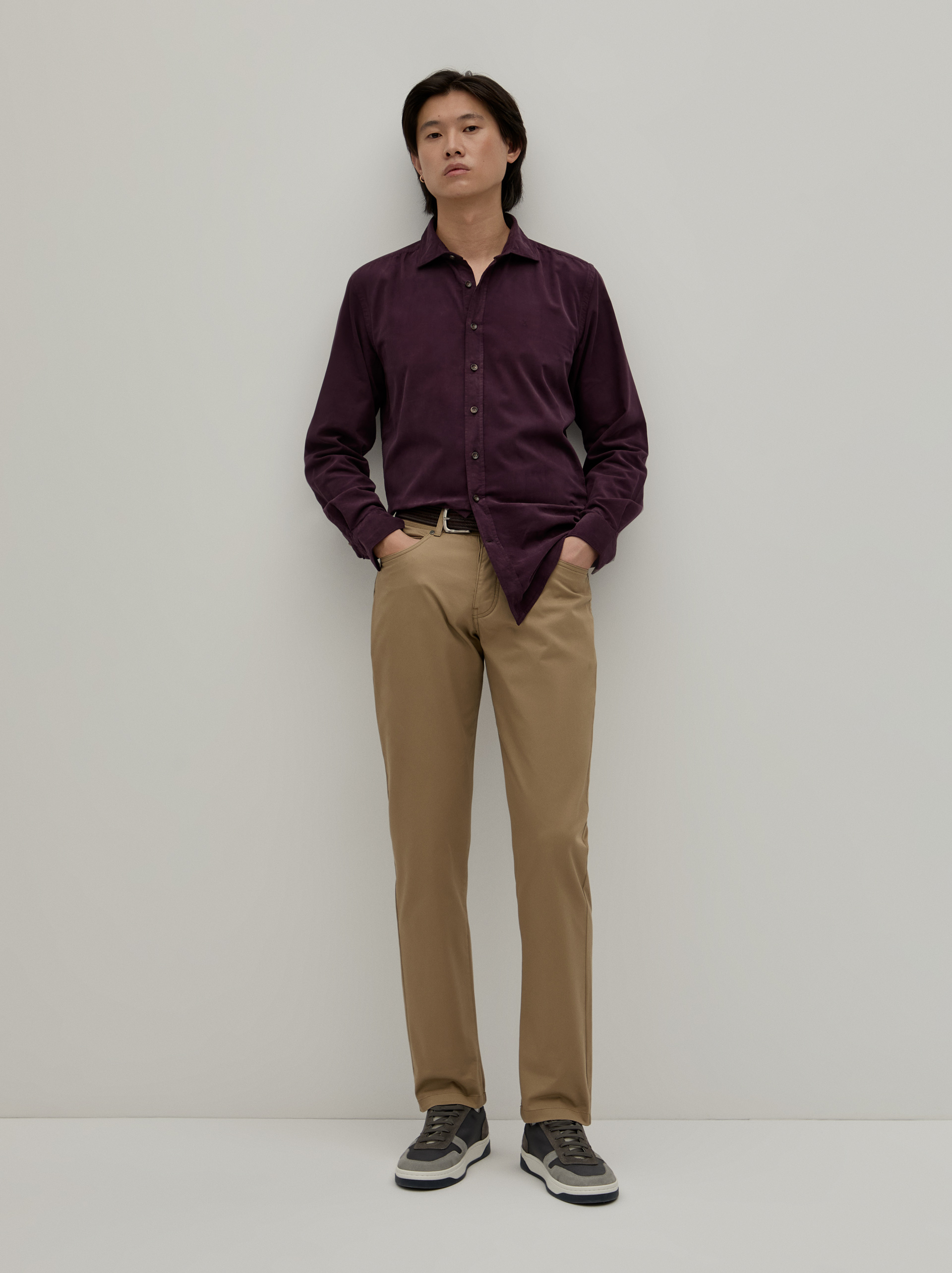 Twill pants