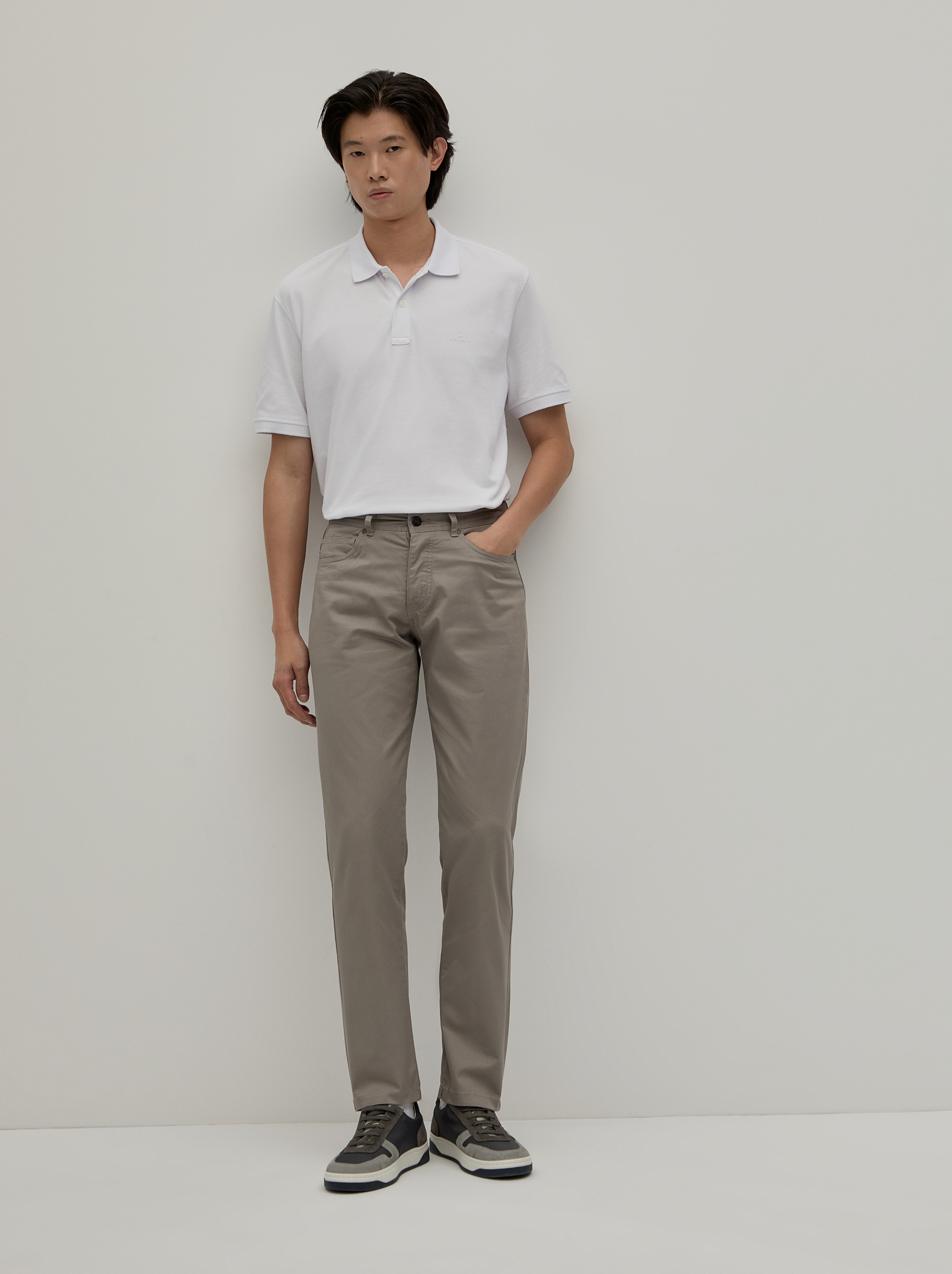Twill pants