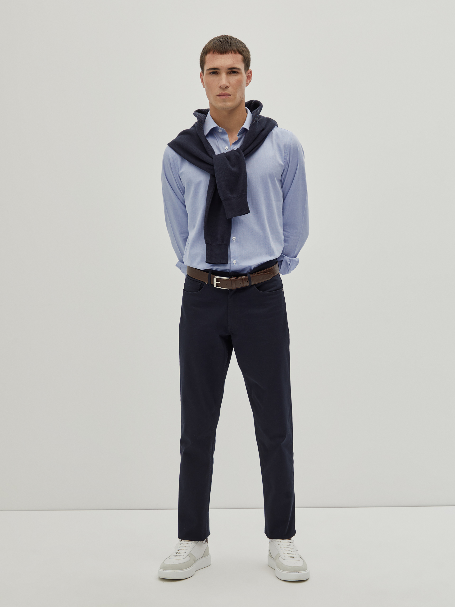 Calças denim regular fit