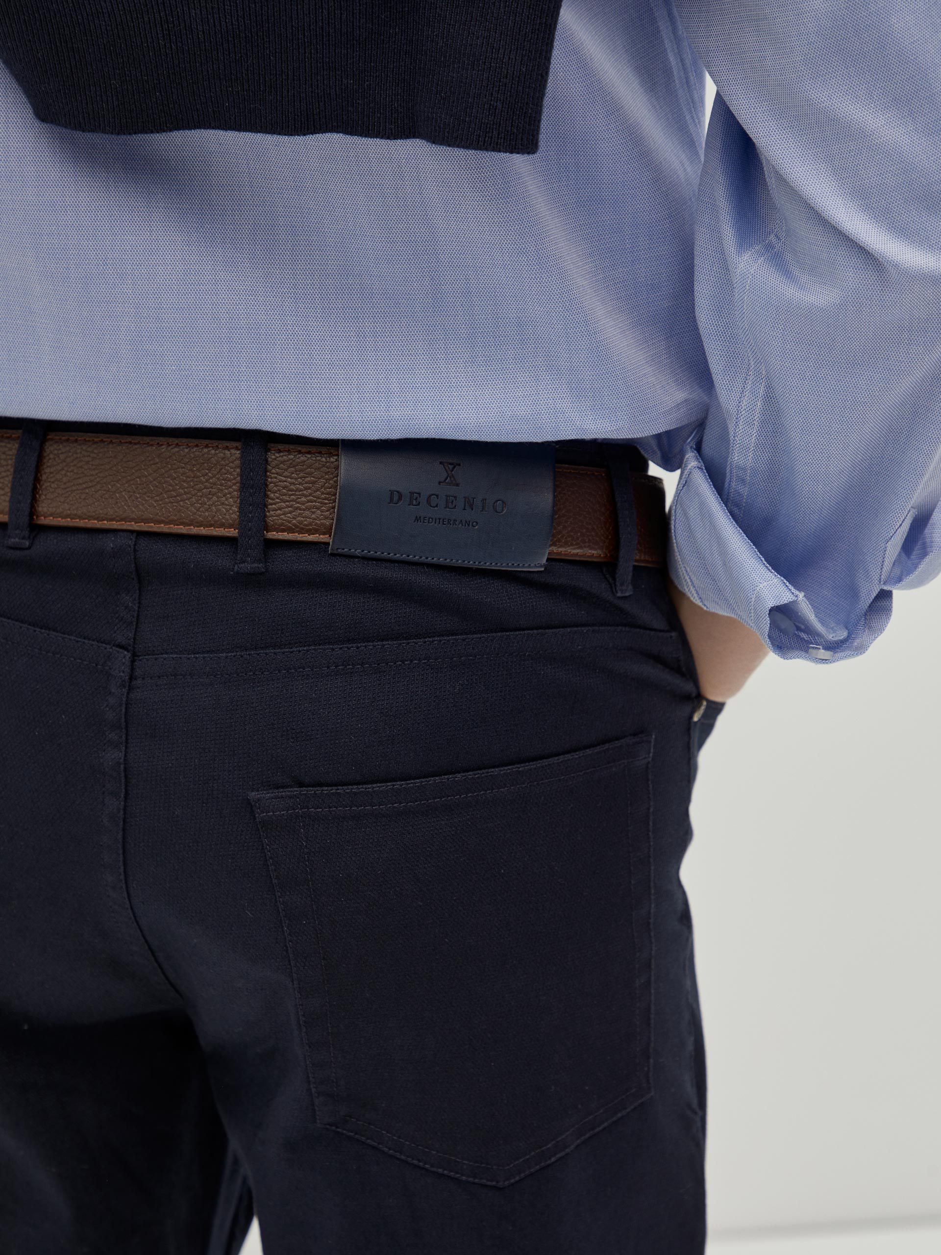 Calças denim regular fit