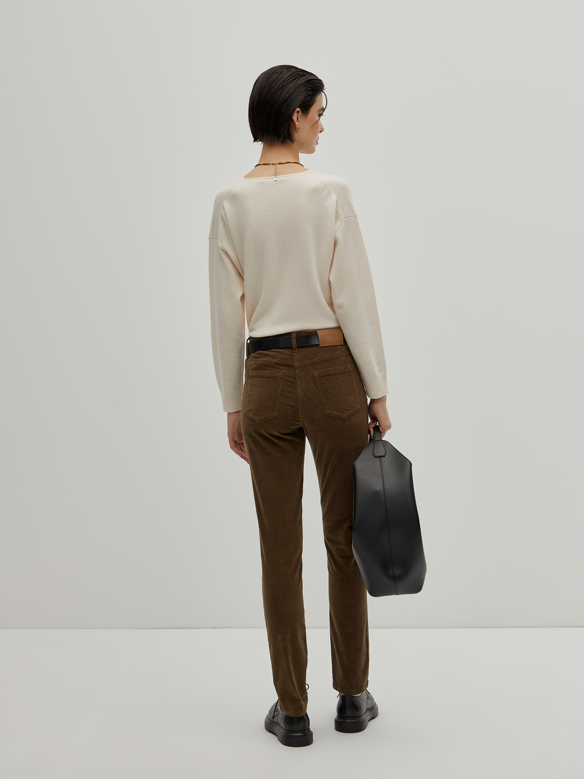 Skinny velvet pants