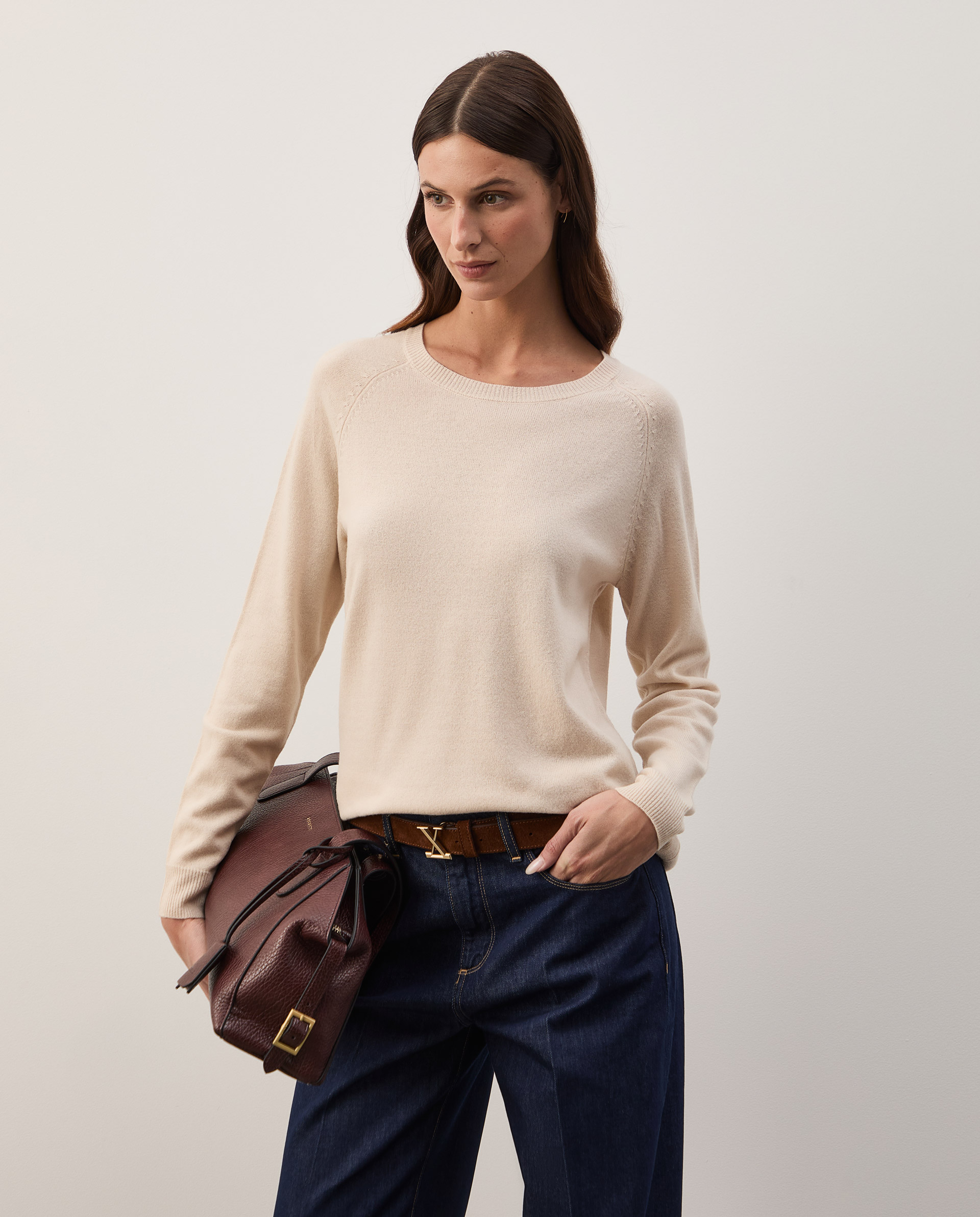 Knitted wool sweater