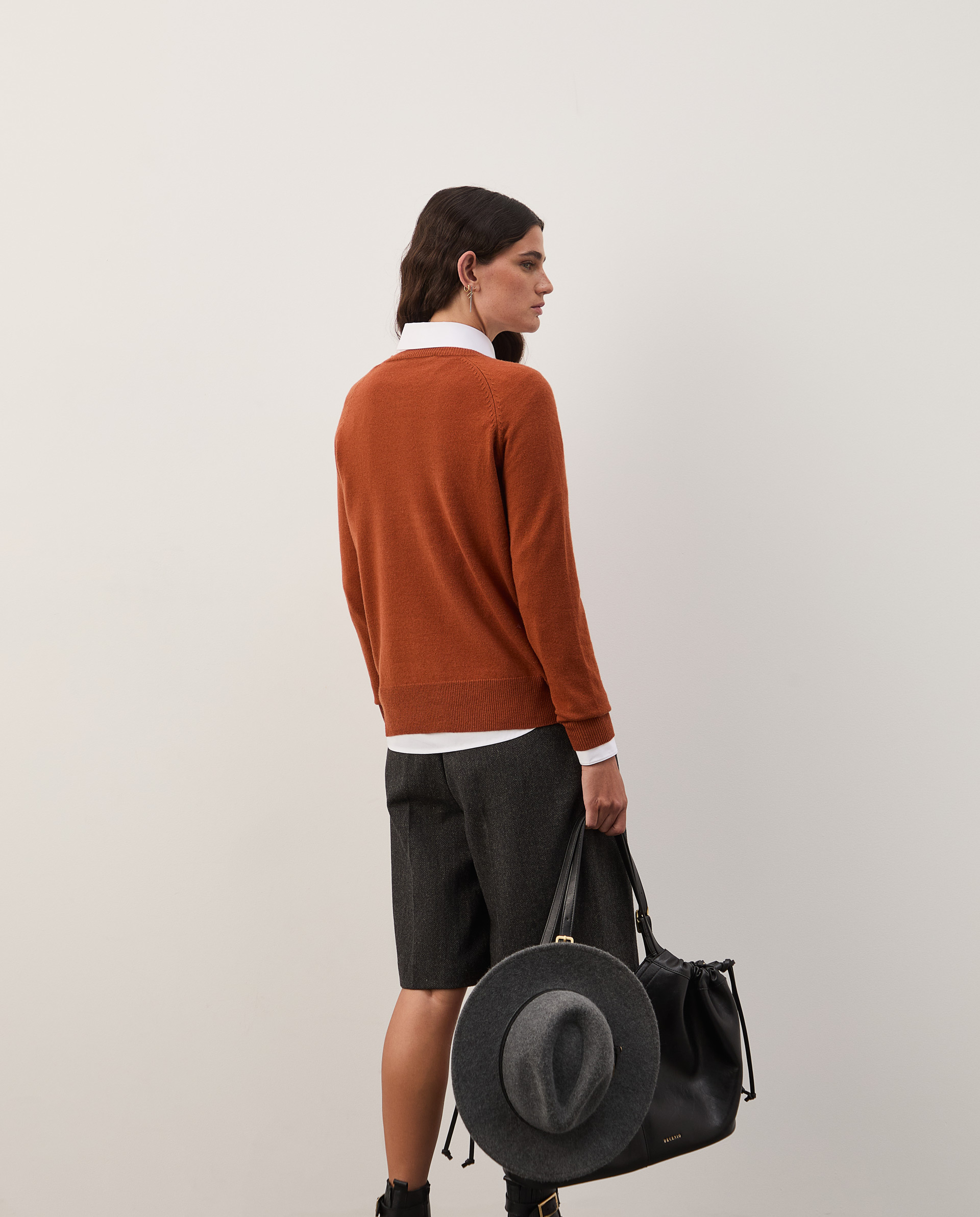Knitted wool sweater