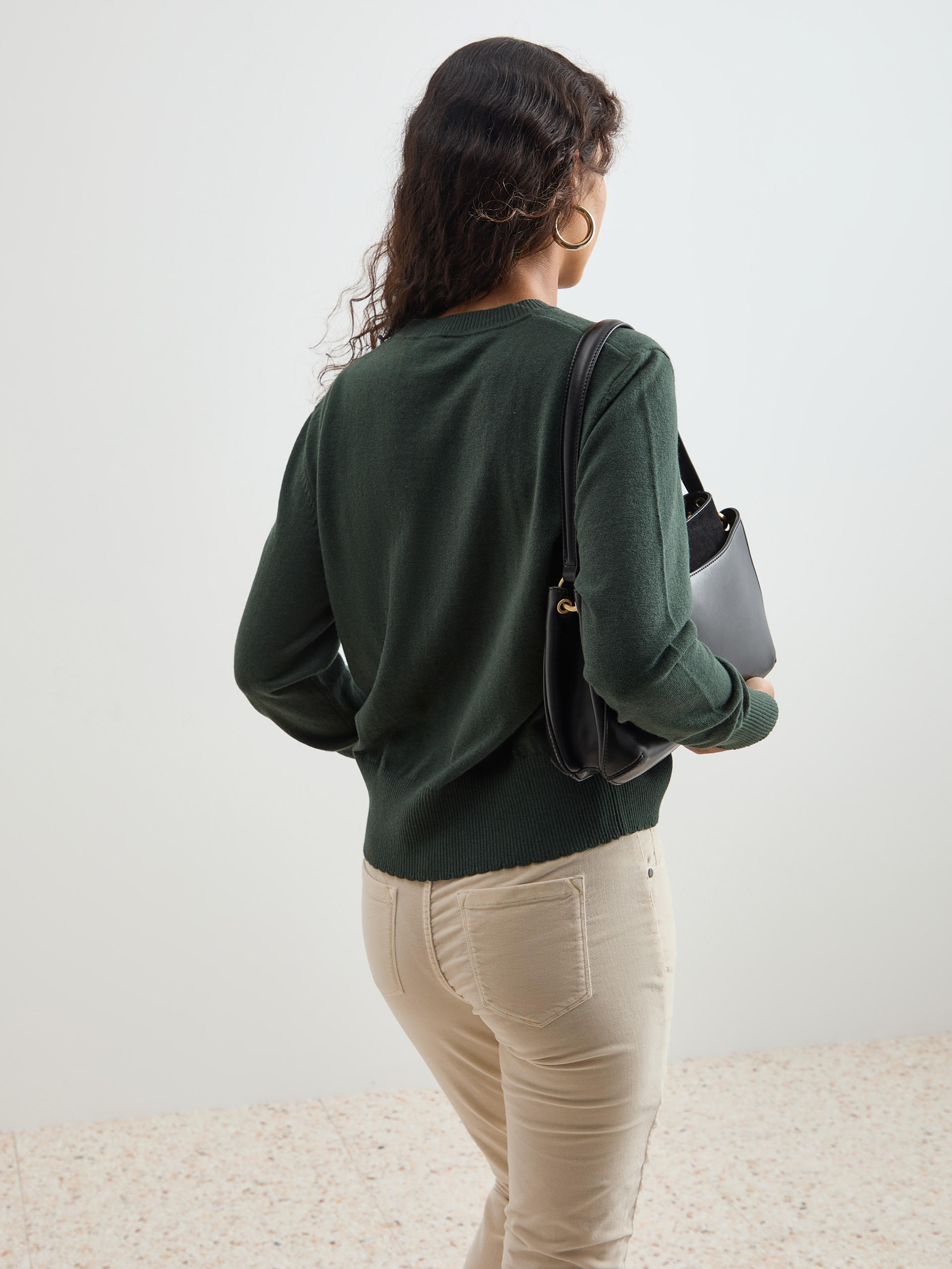 Wool and cotton sweater