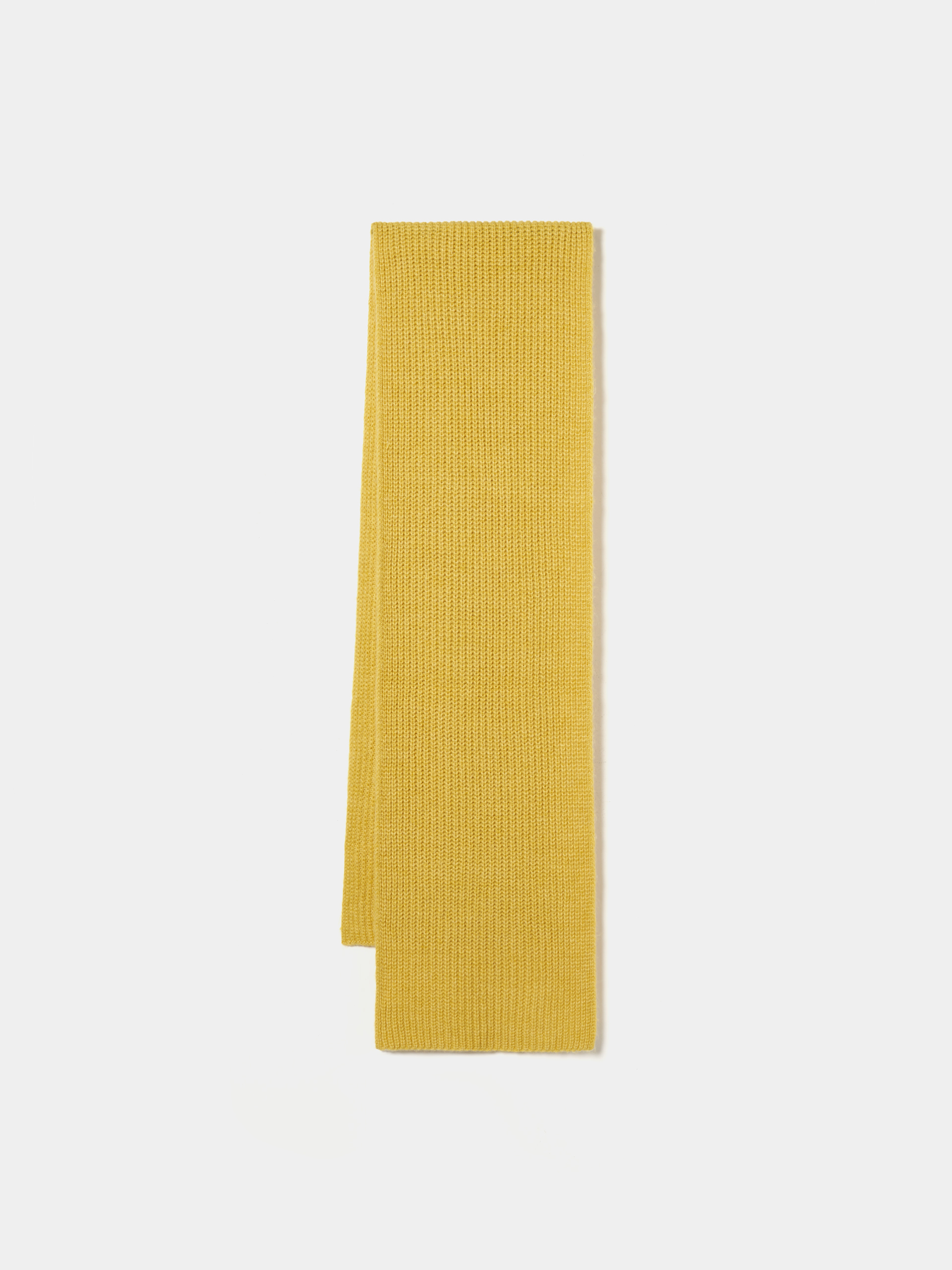 Ribbed knit scarf