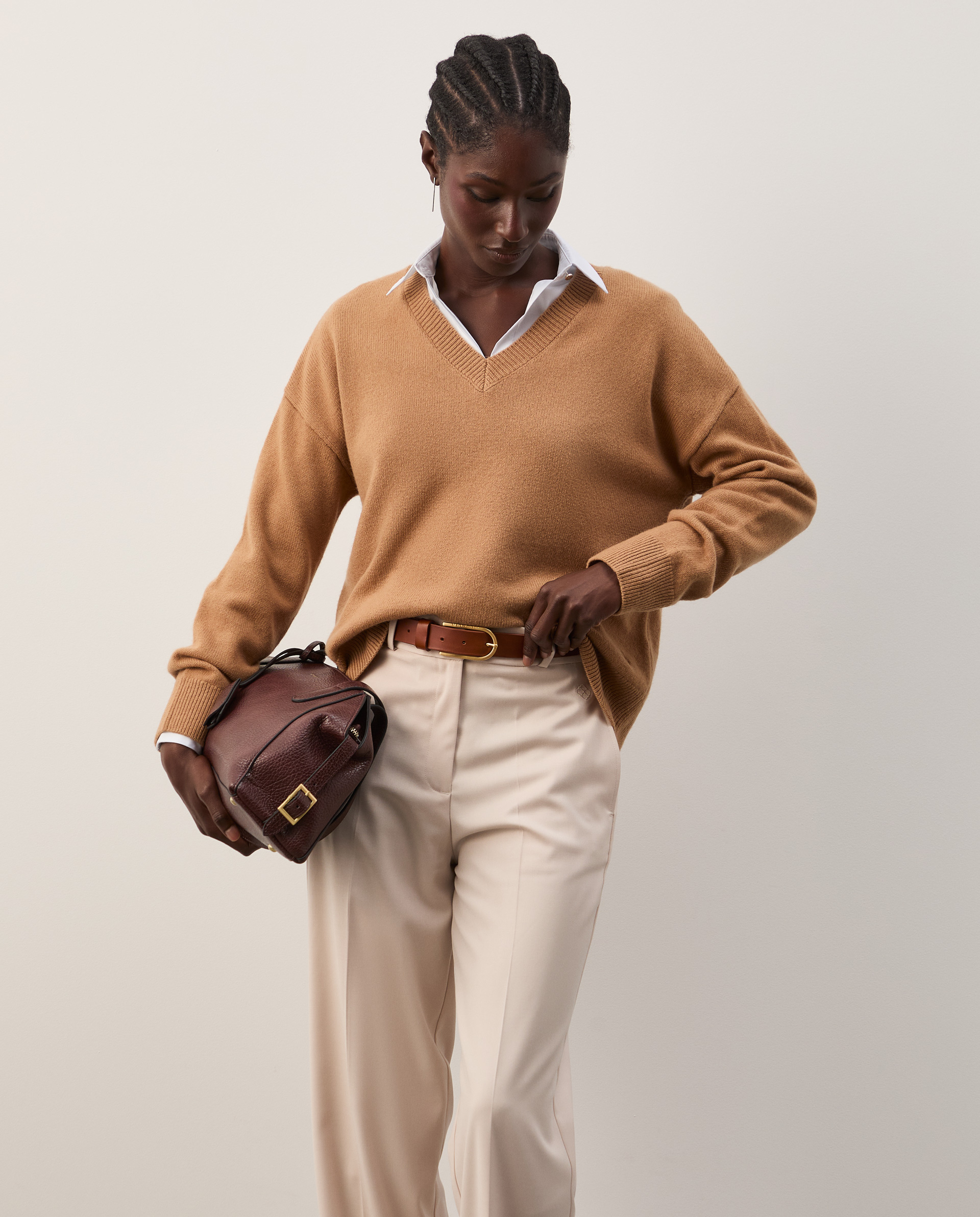 Woolen knit sweater