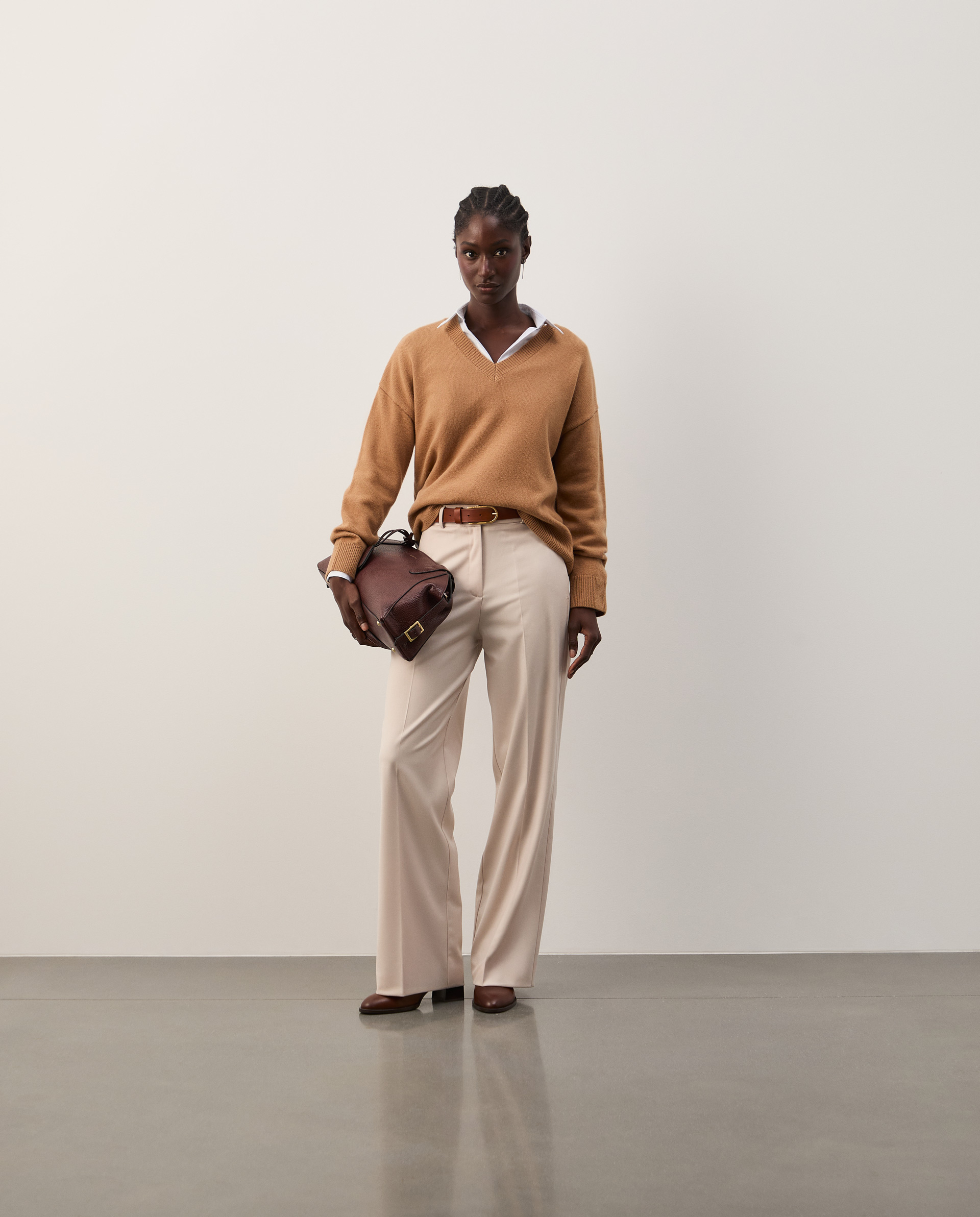 Woolen knit sweater