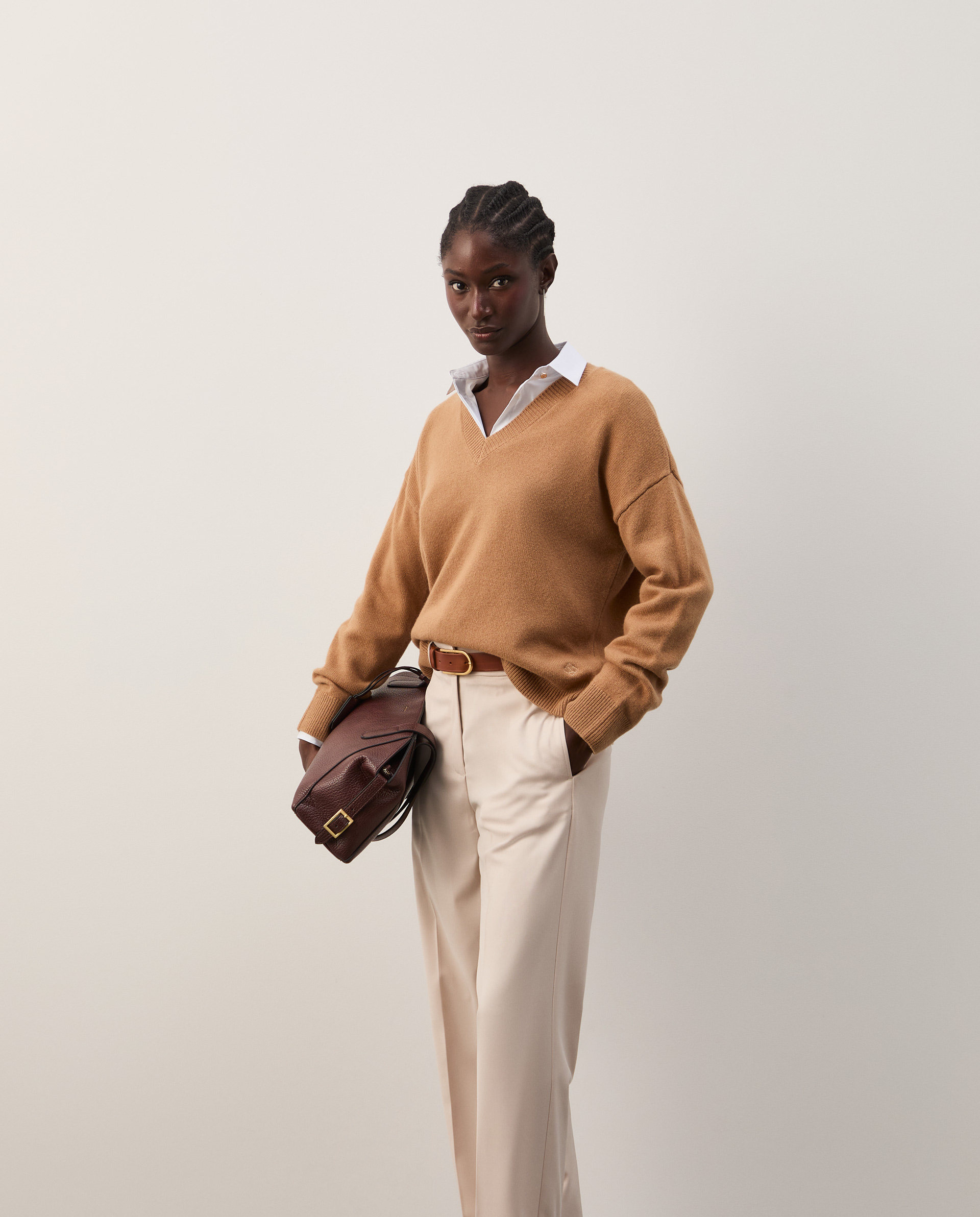 Woolen knit sweater