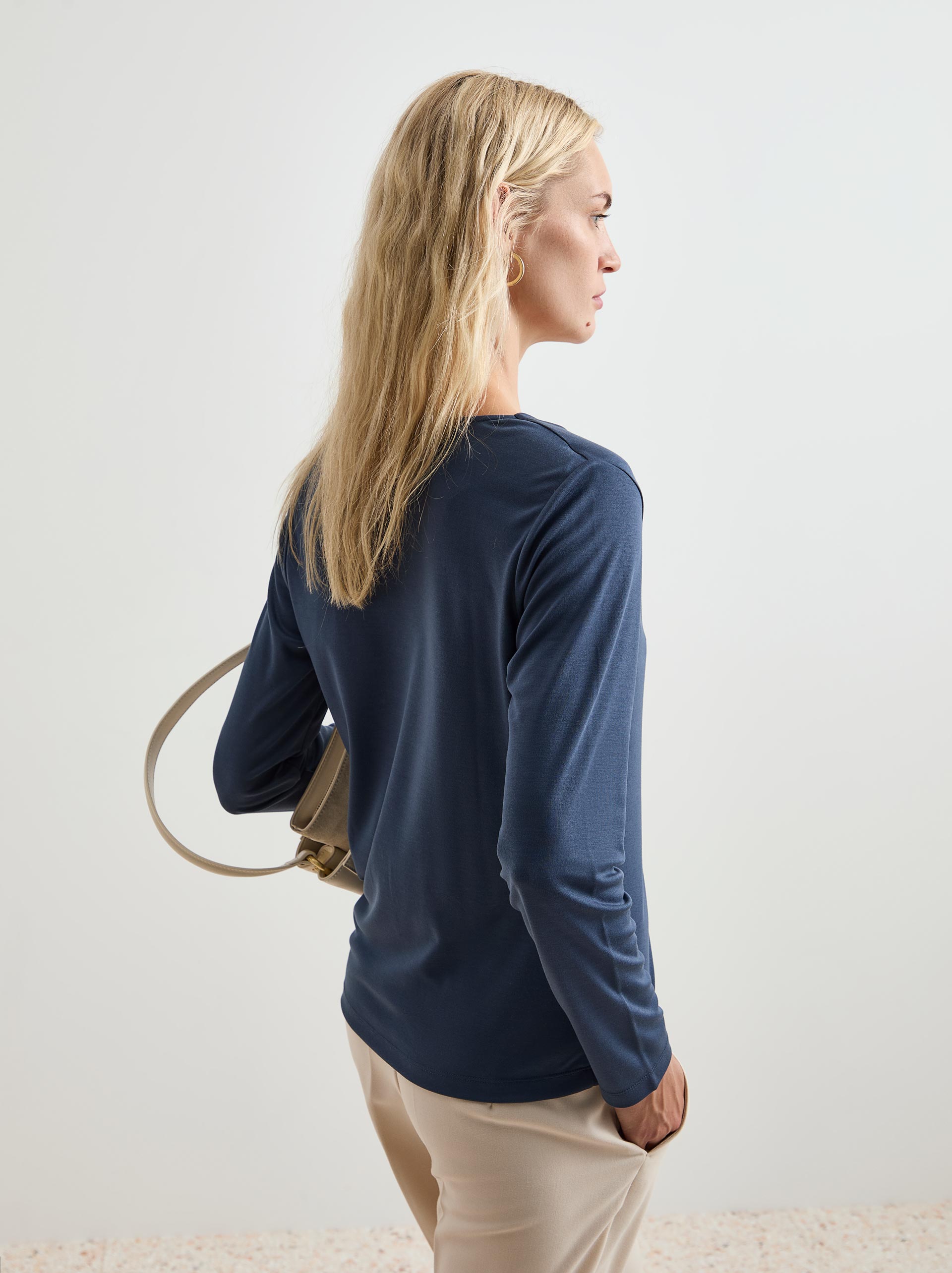 Draped sweater