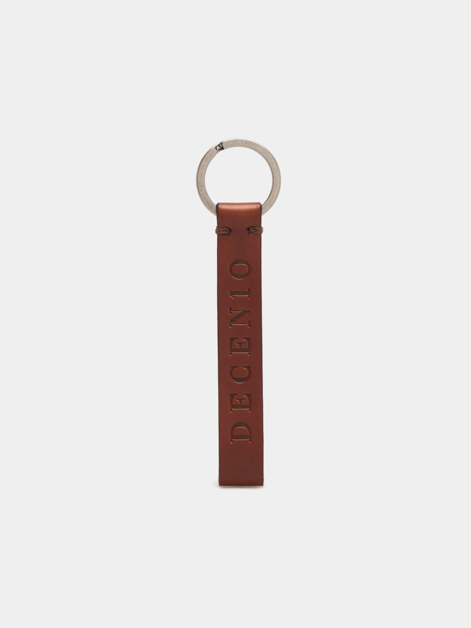 Leather keychain