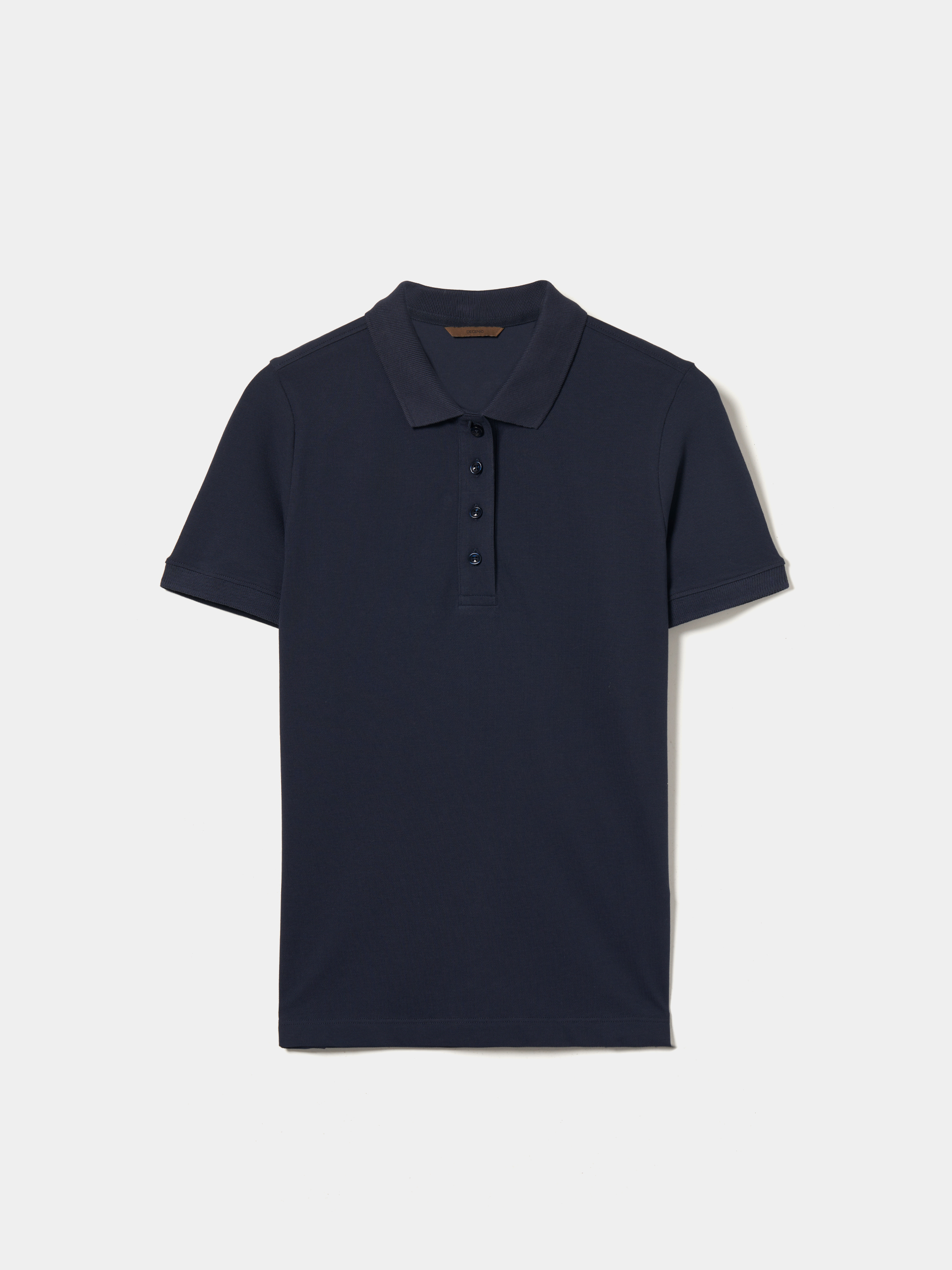 Short sleeve pique polo shirt