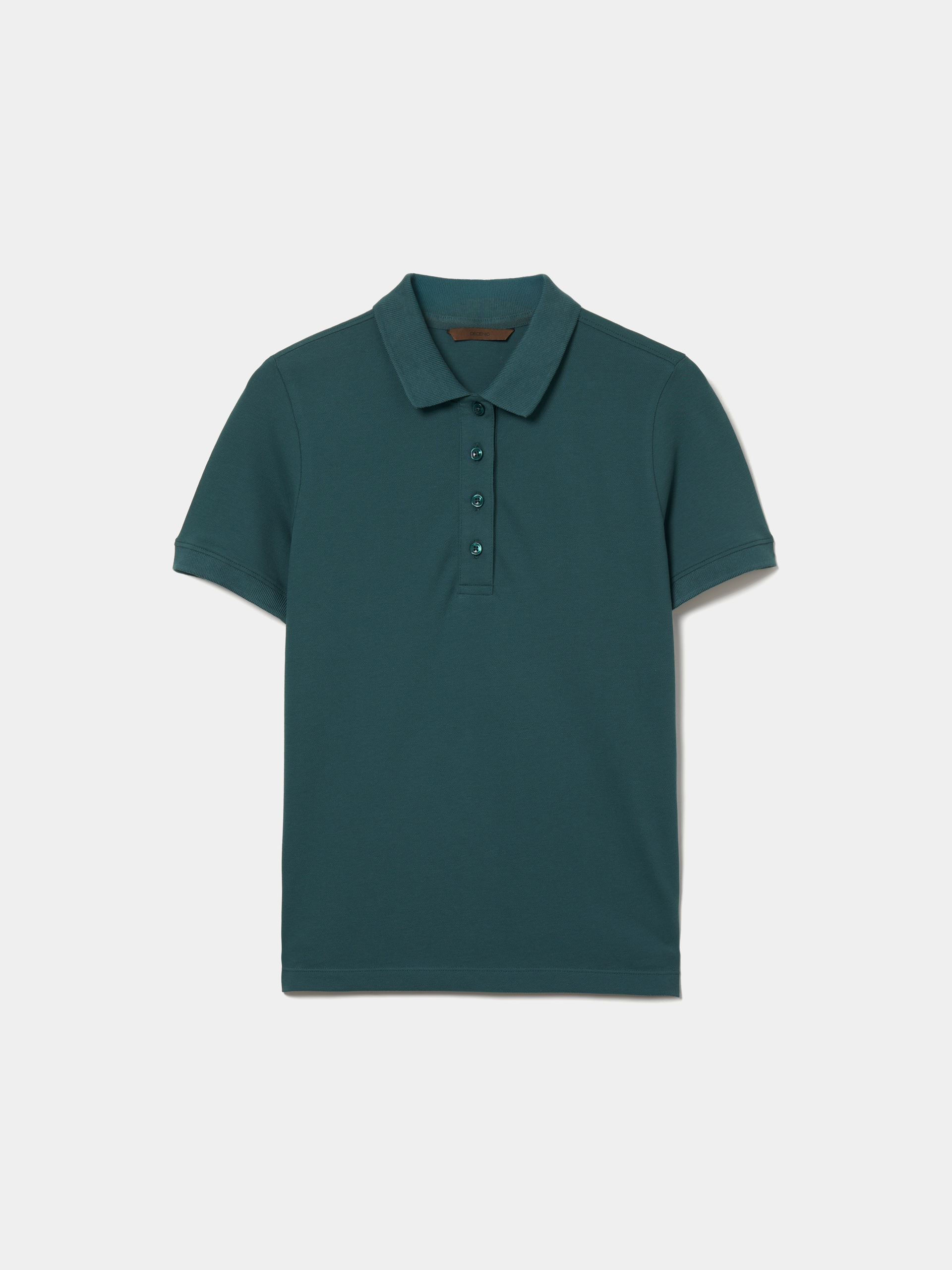 Short sleeve pique polo shirt