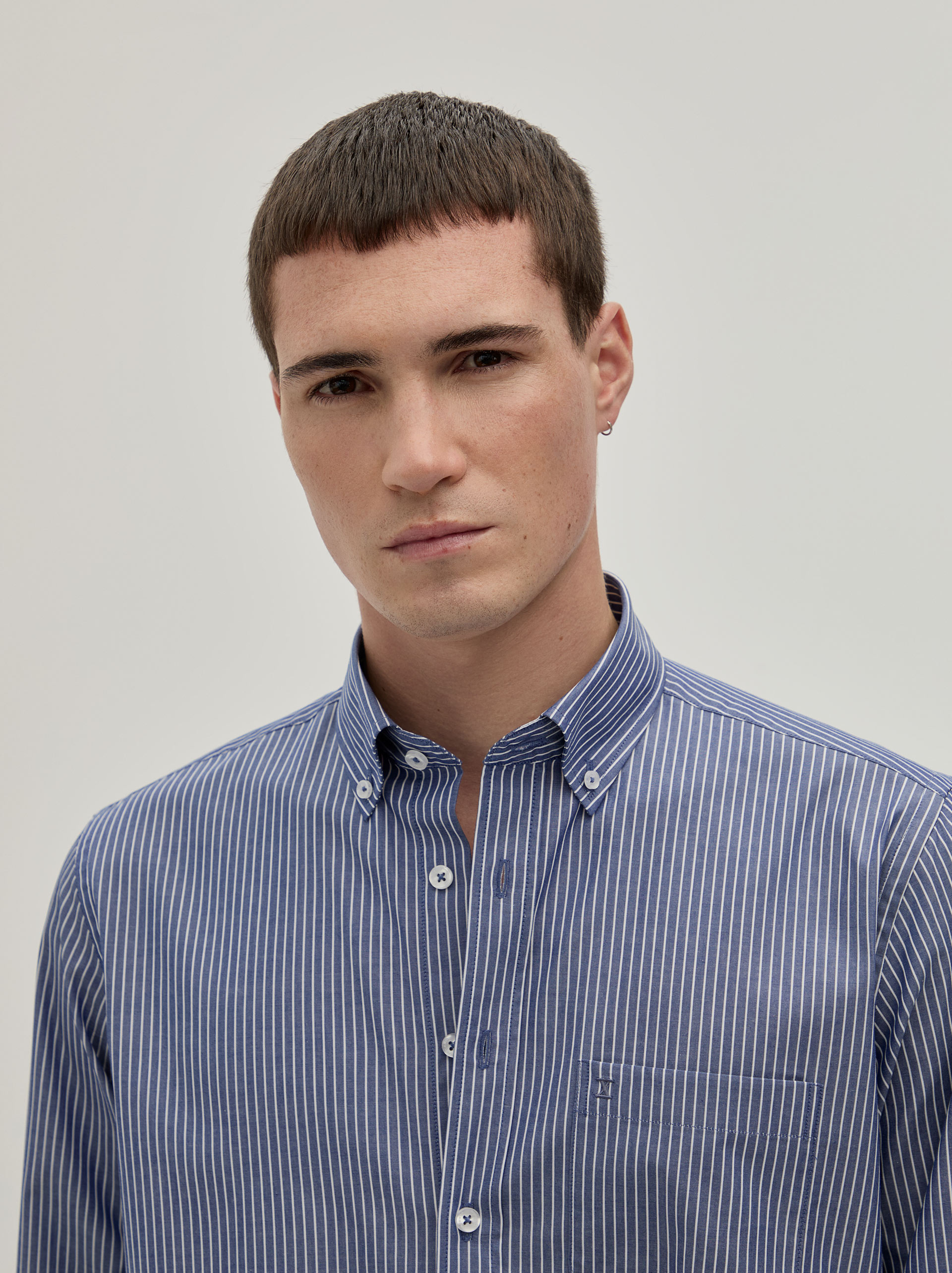 Regular fit striped shirt
