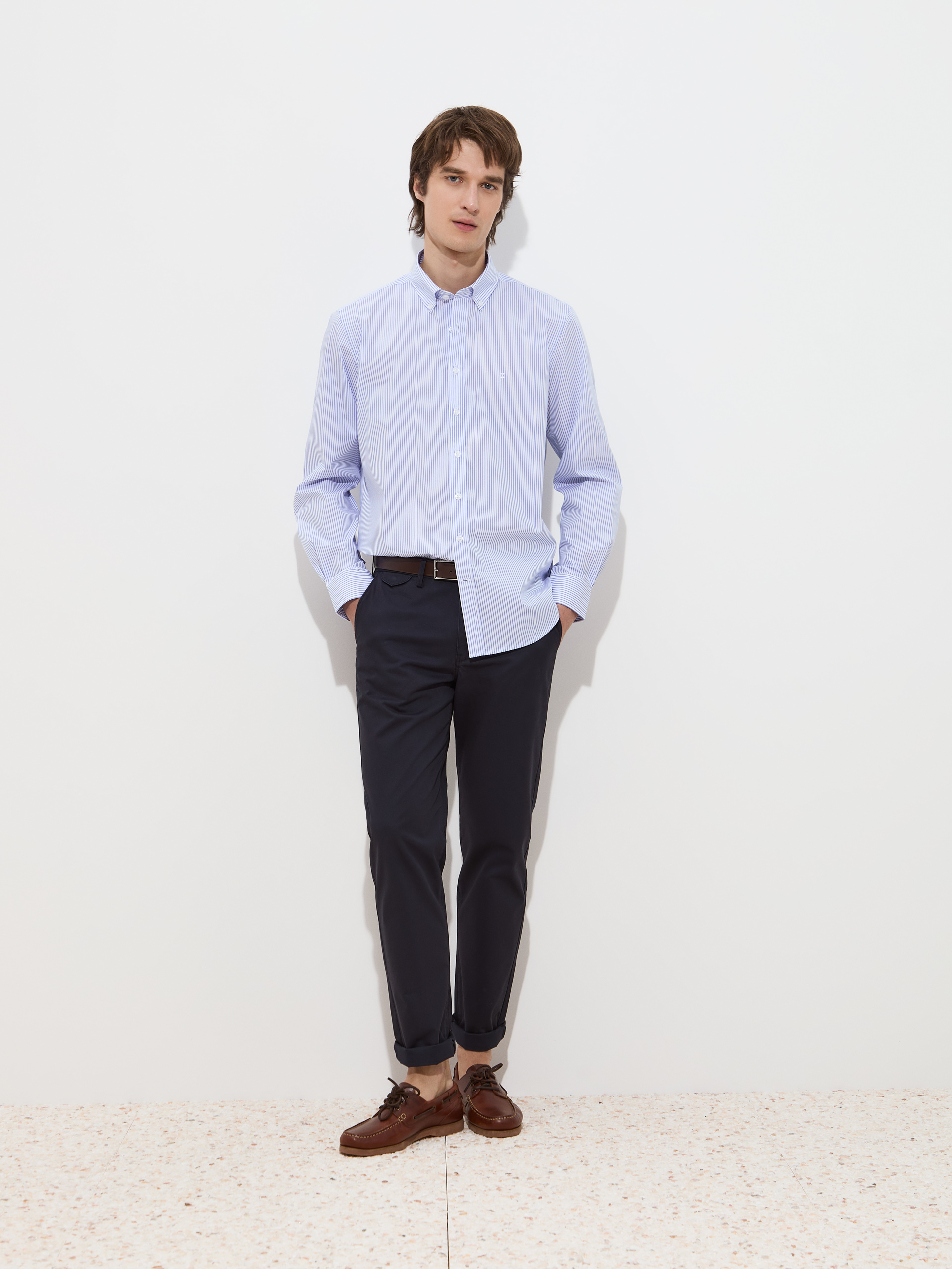 Regular fit striped shirt