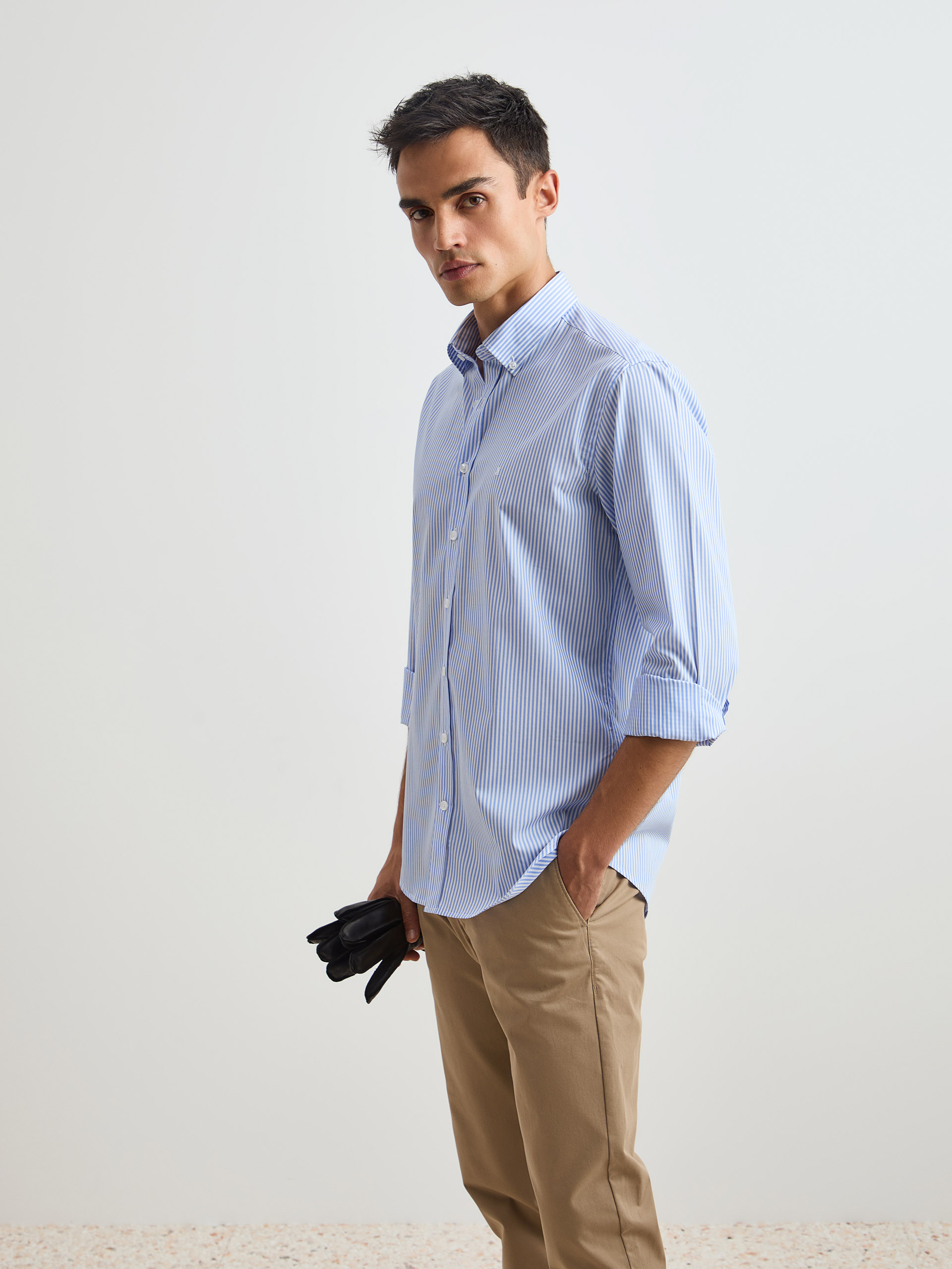 Regular fit striped shirt