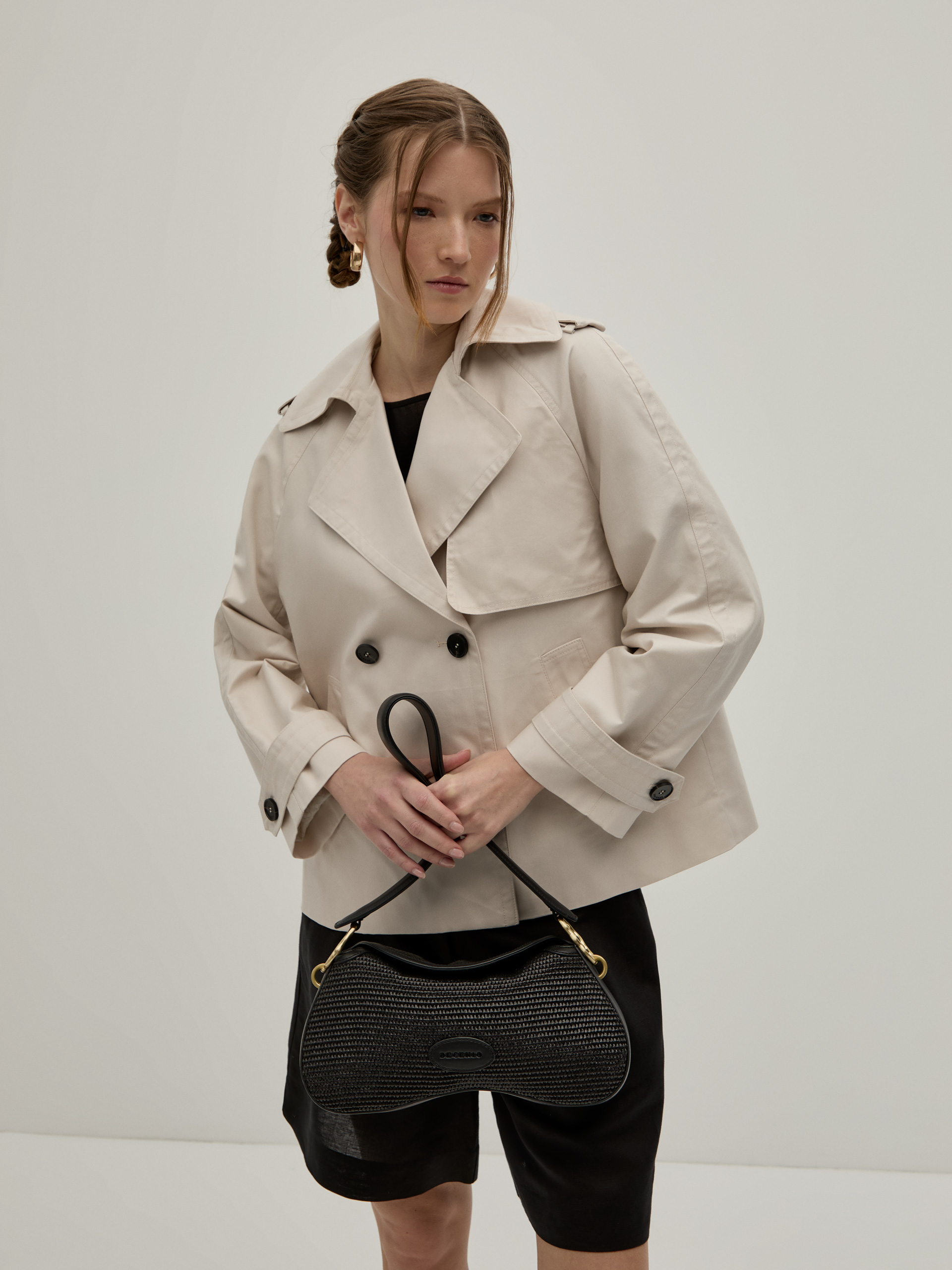 Gabardine curta