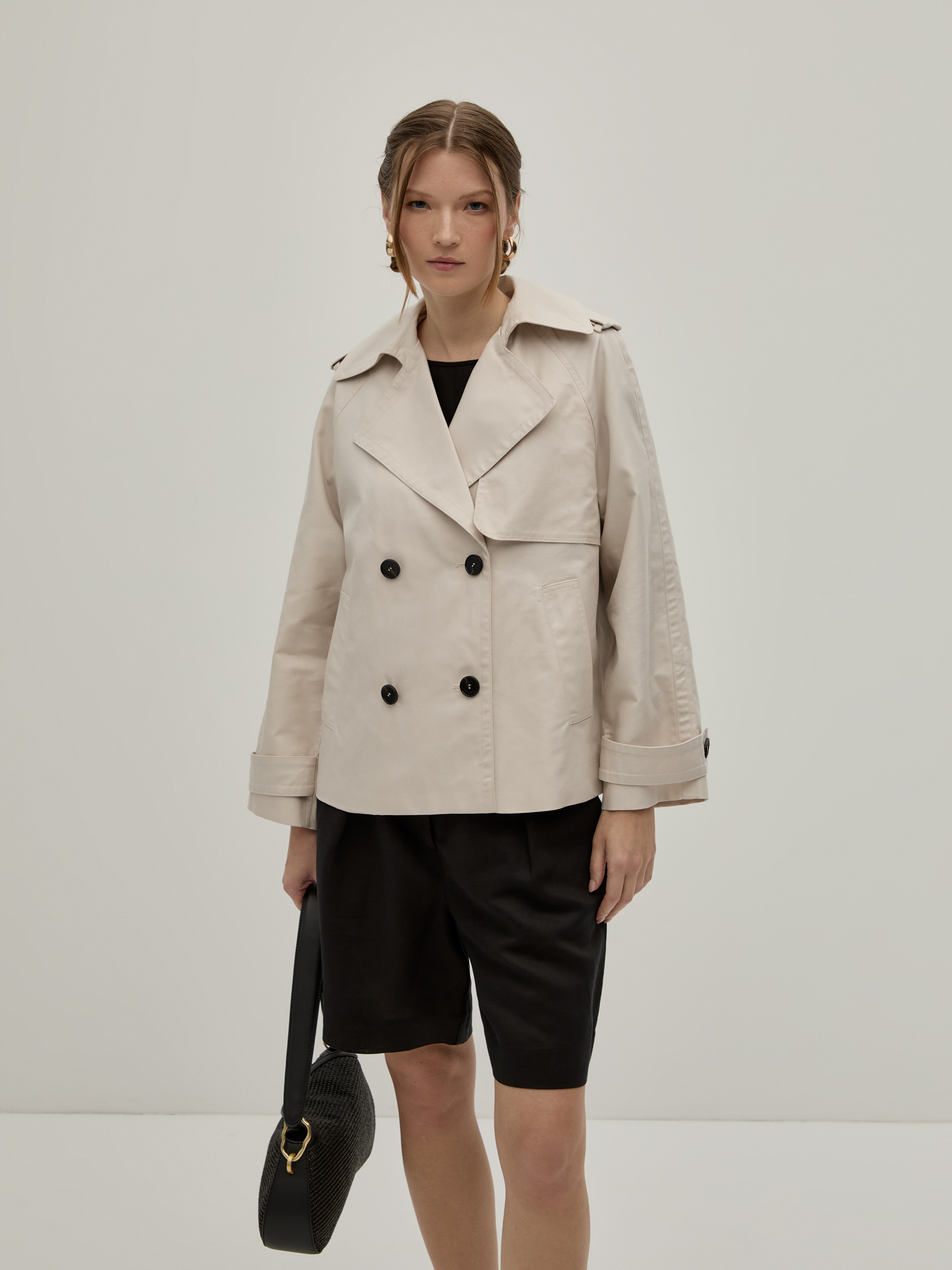 Gabardine curta