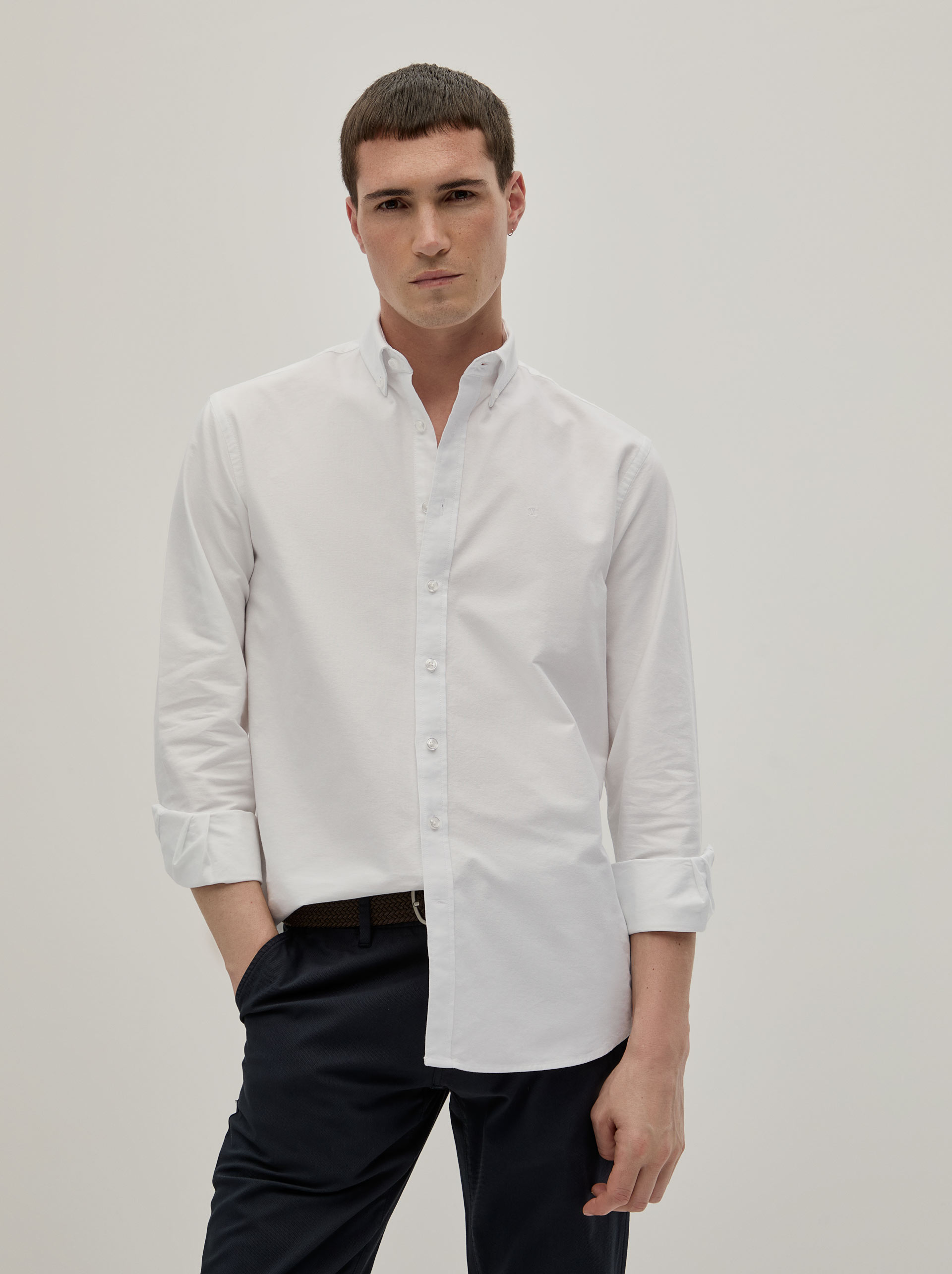 Camisa oxford regular fit