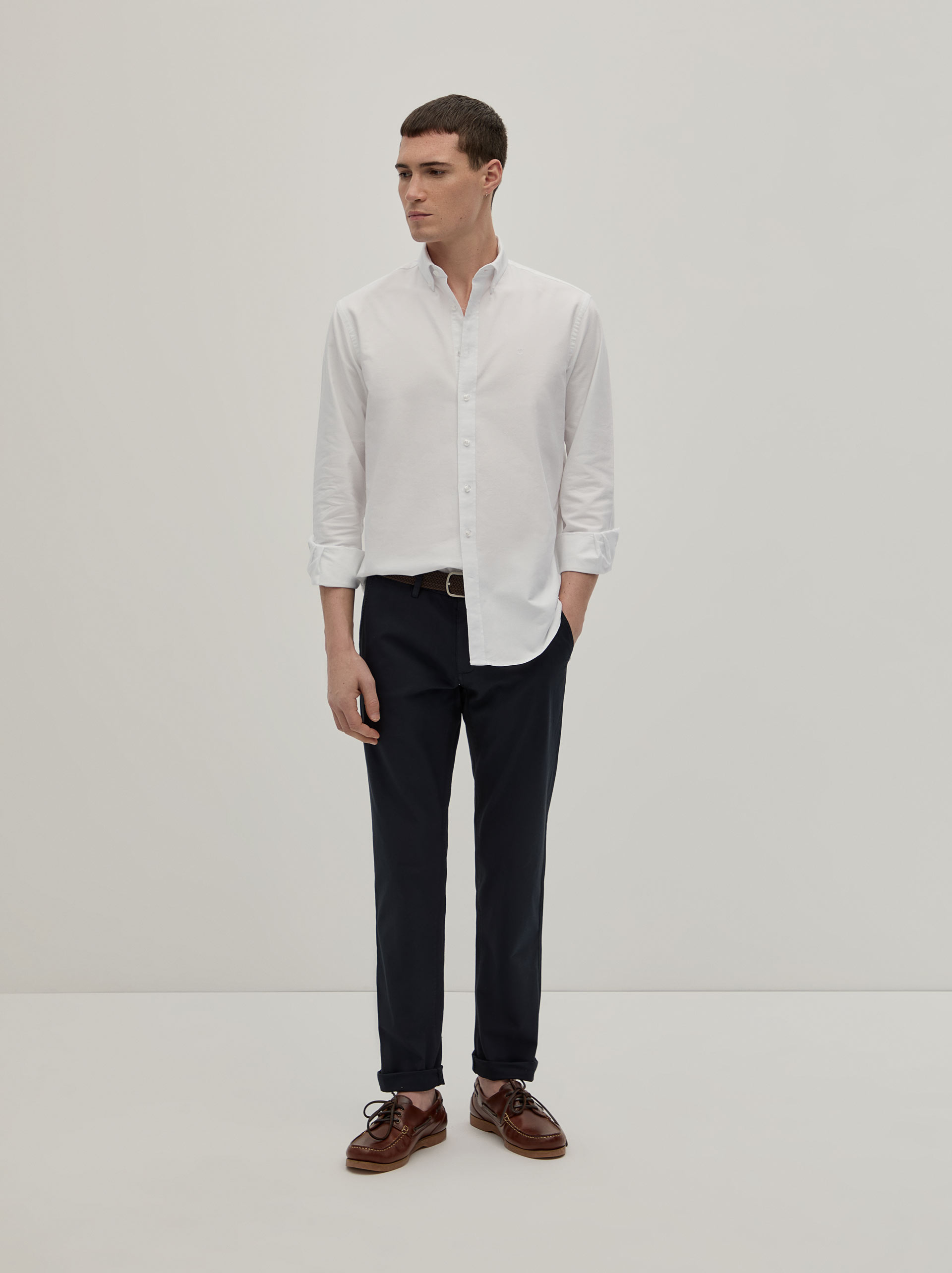 Camisa oxford regular fit