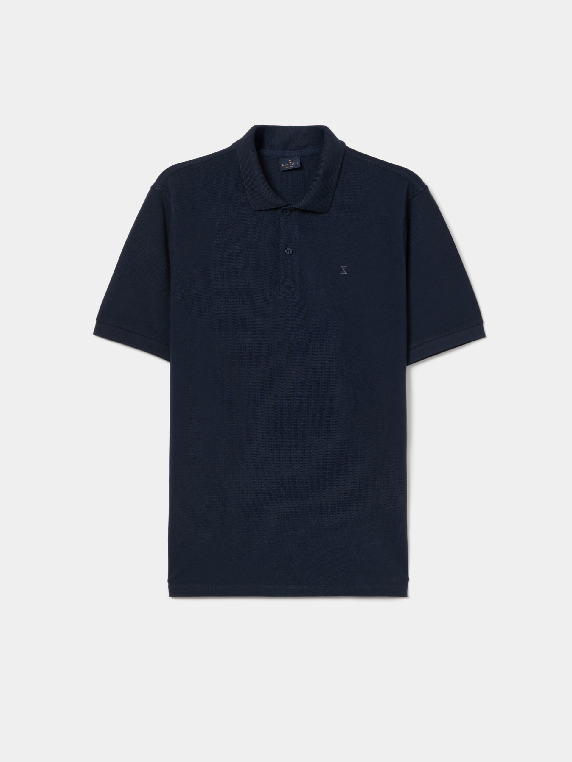 Regular fit piqué polo shirt