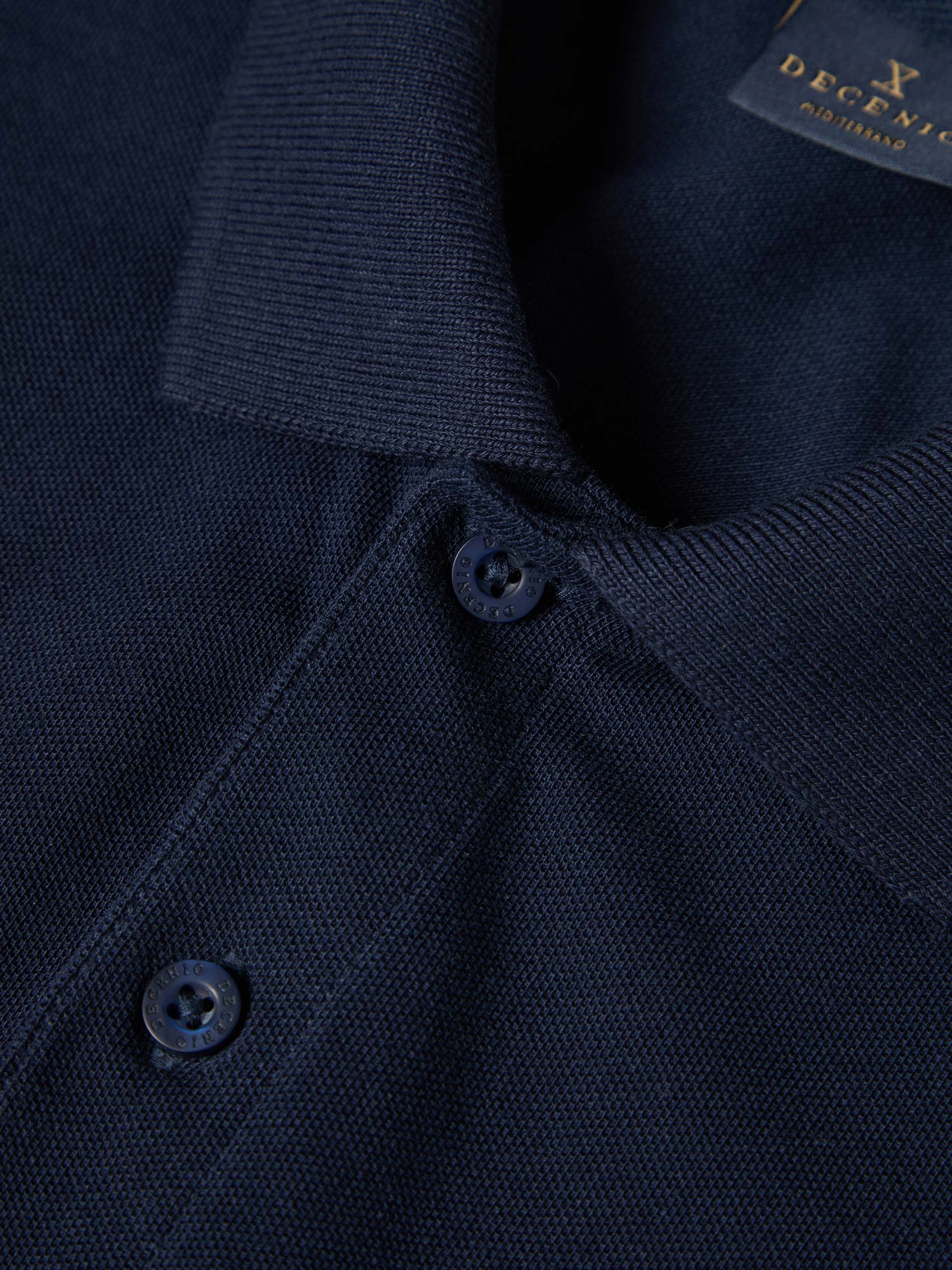 Regular fit piqué polo shirt