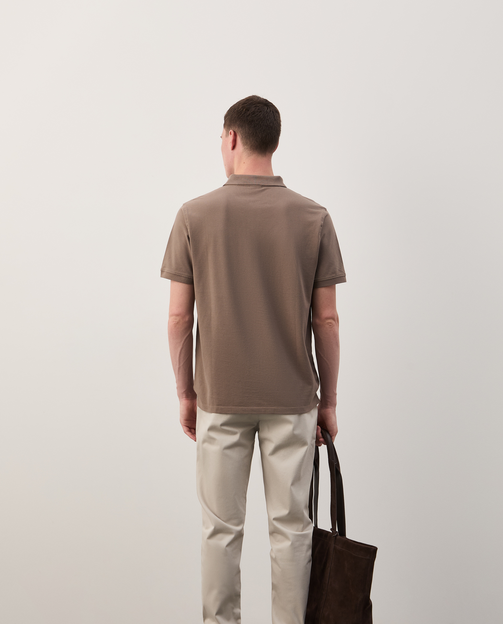 Regular fit piqué polo shirt