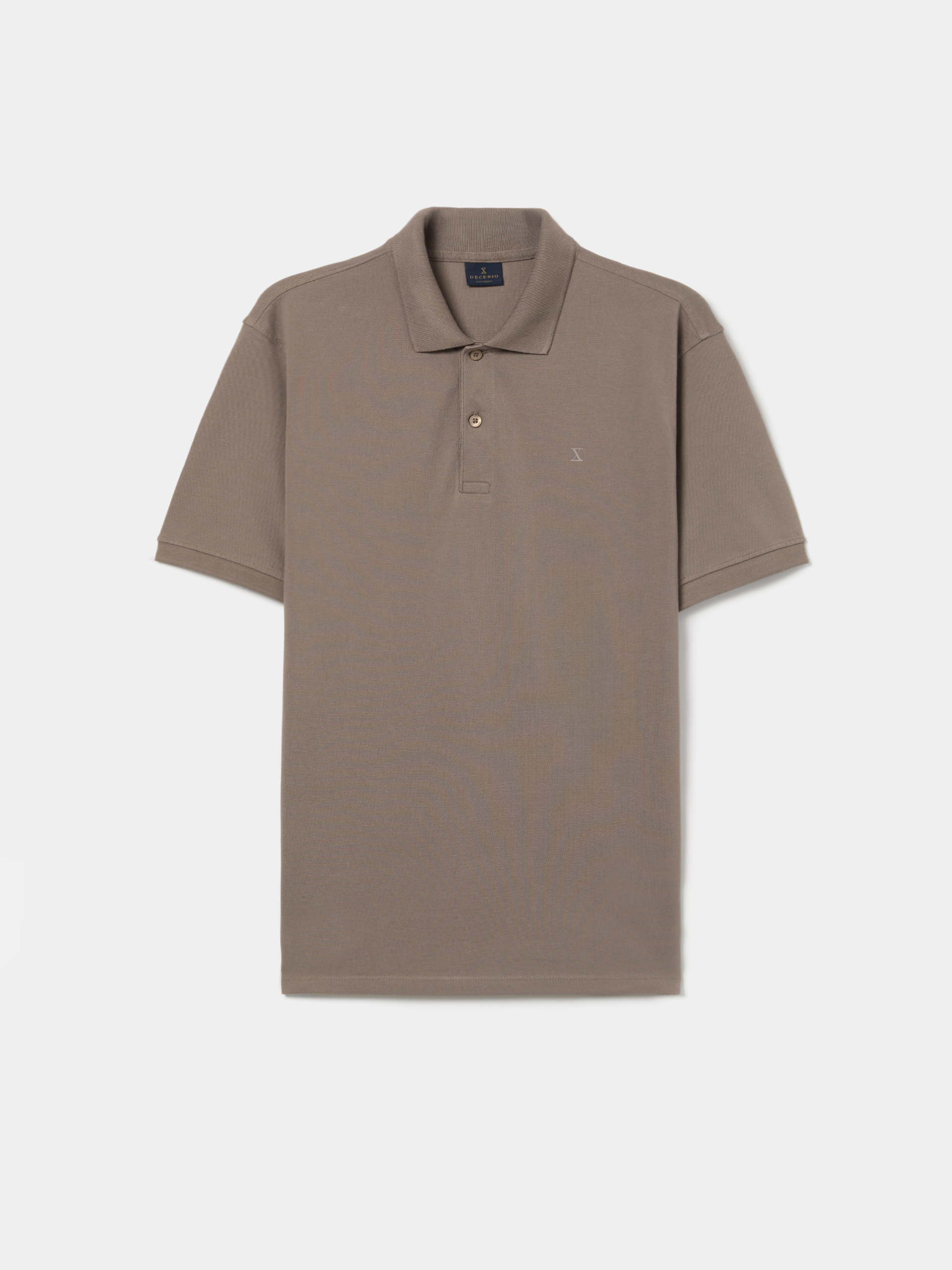 Regular fit piqué polo shirt