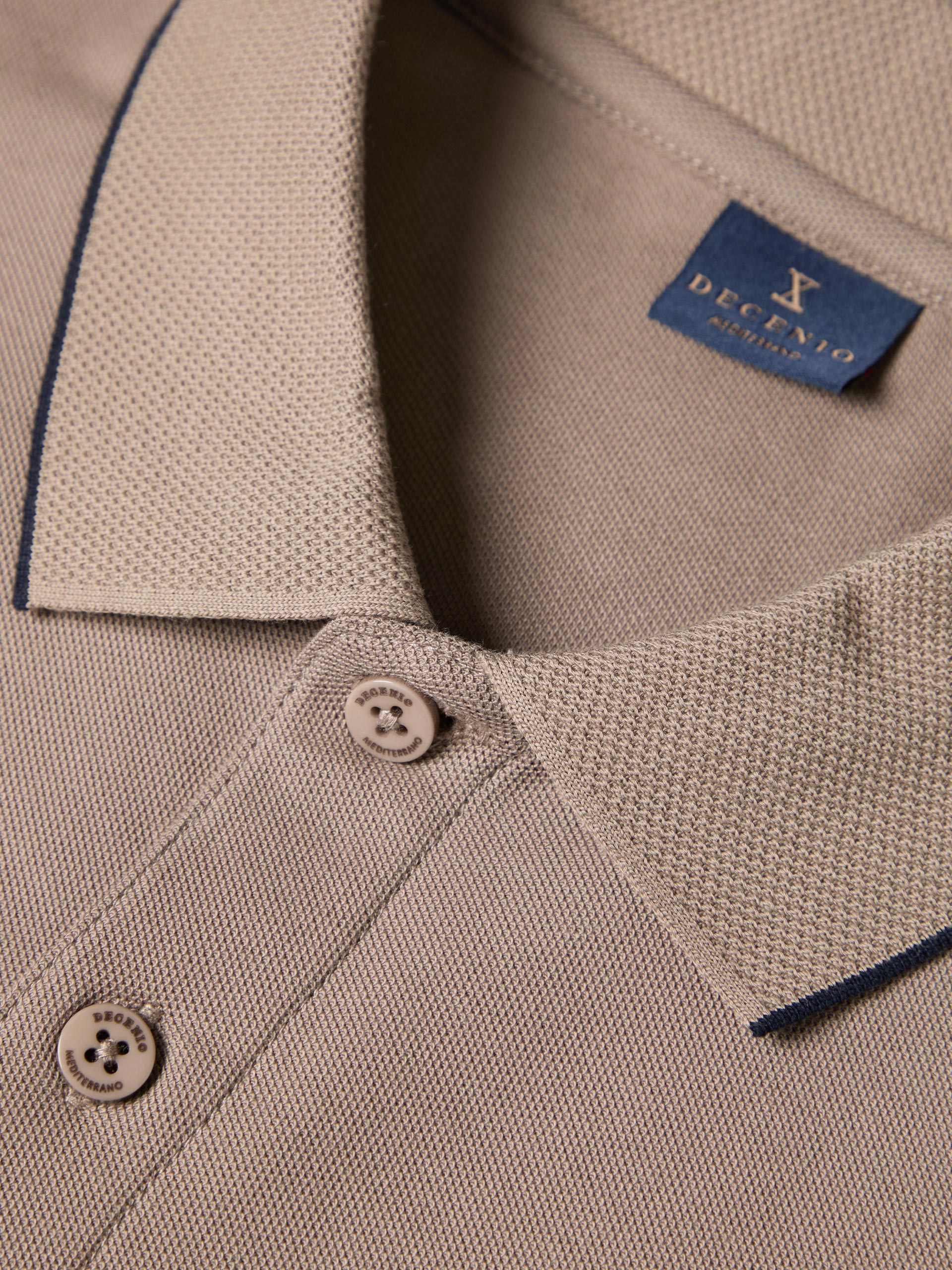 Camisa polo de manga corta