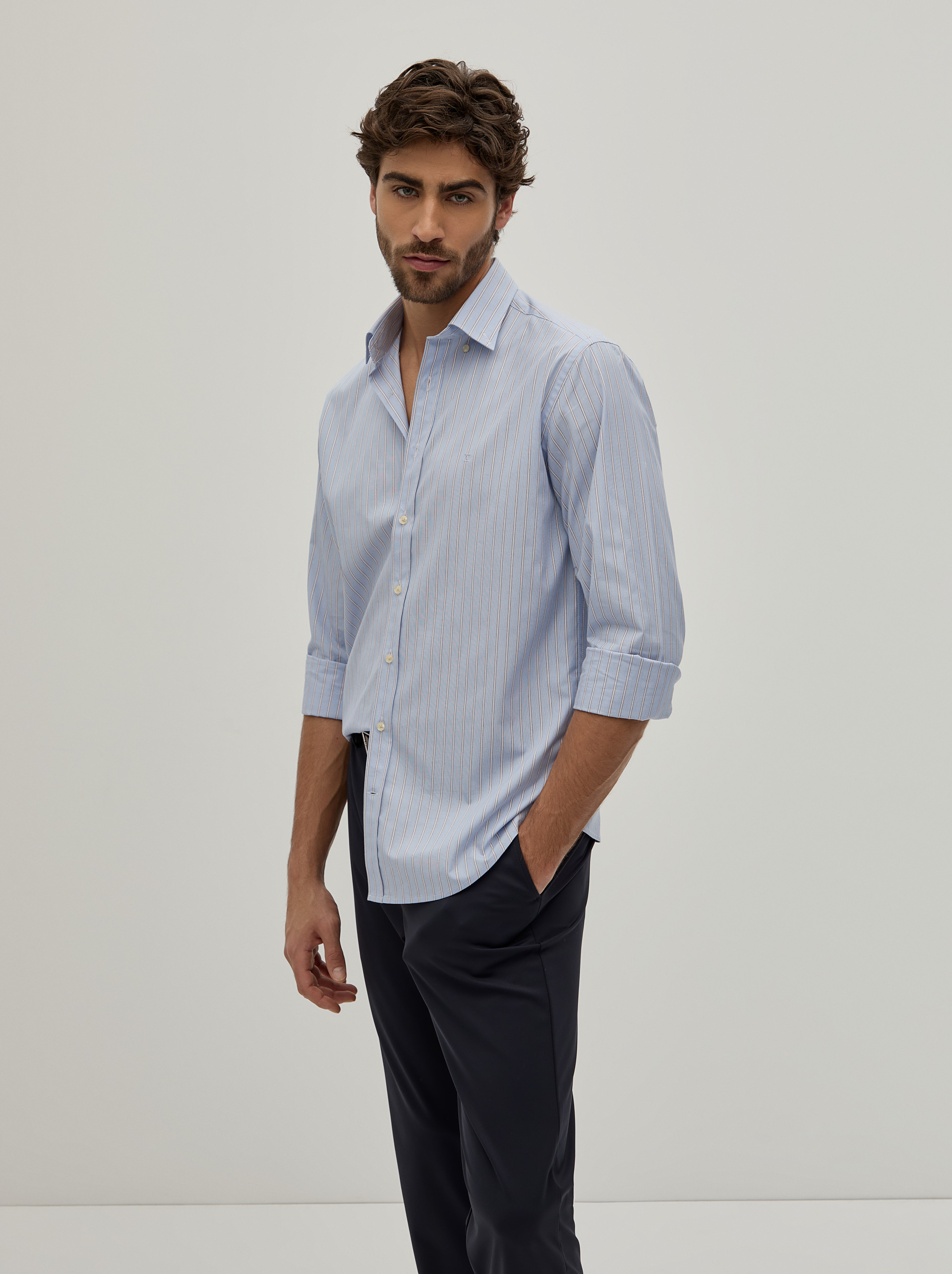Regular fit striped shirt