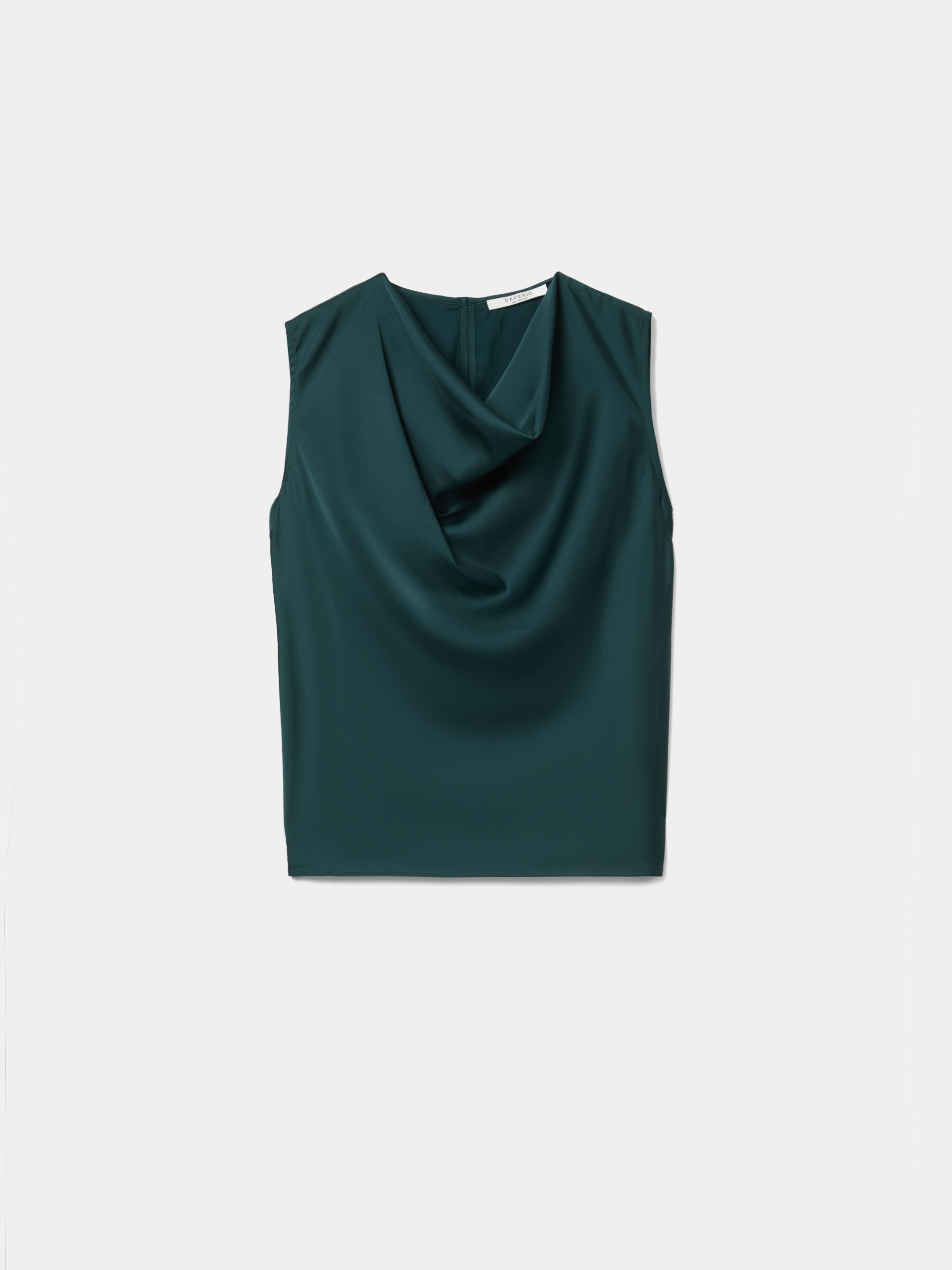 Blusa drapeada y fluida