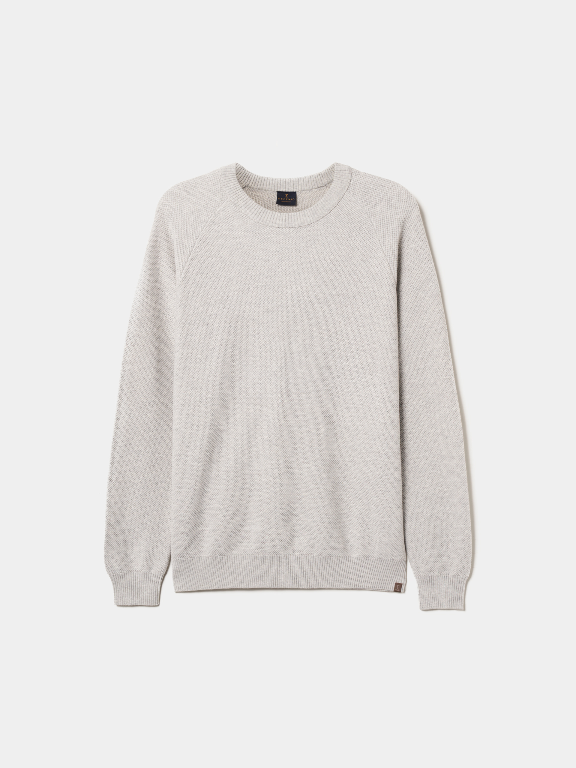 Textured knit sweater