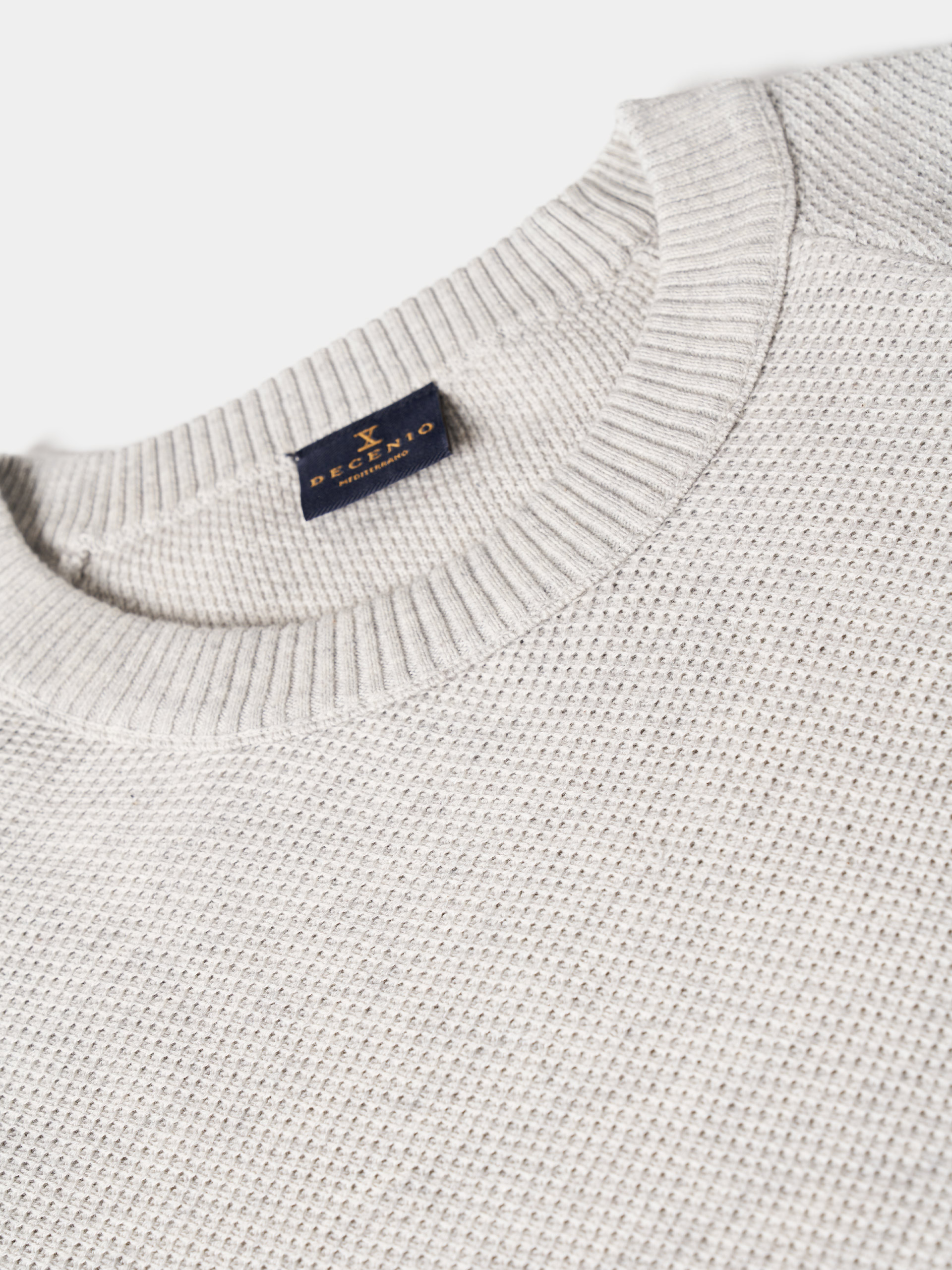 Textured knit sweater