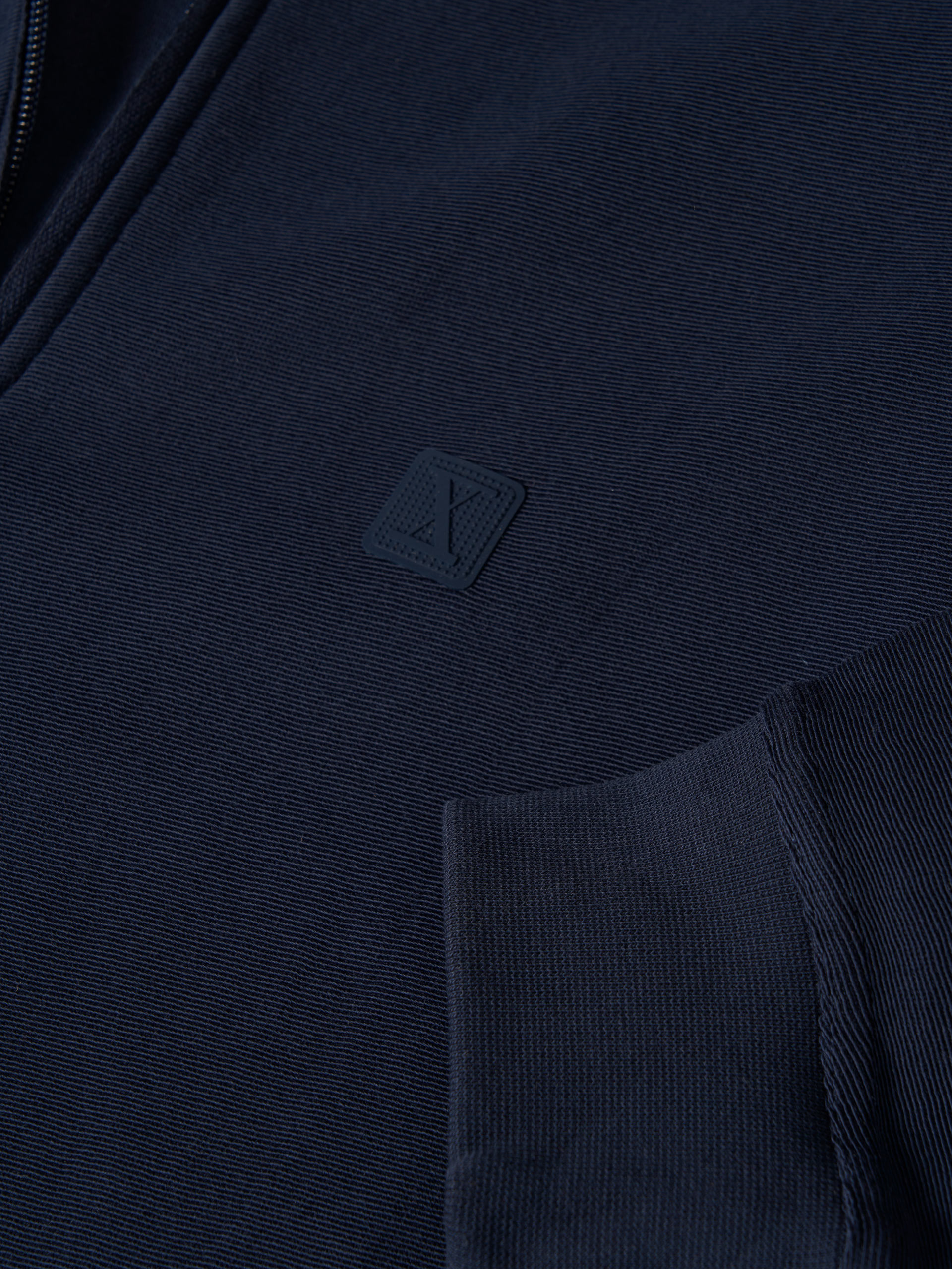 Half zip knit sweater