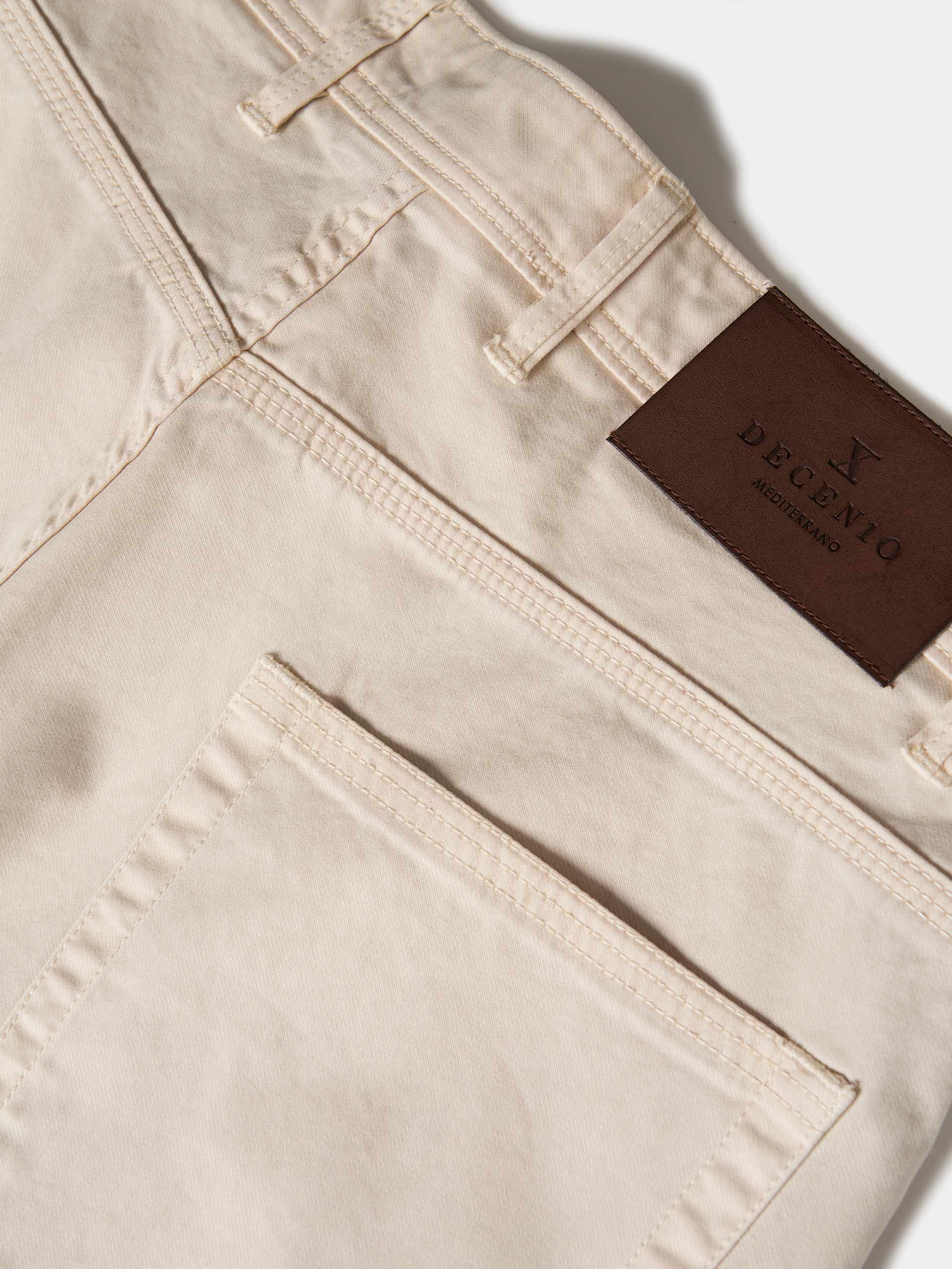 Regular fit denim pants