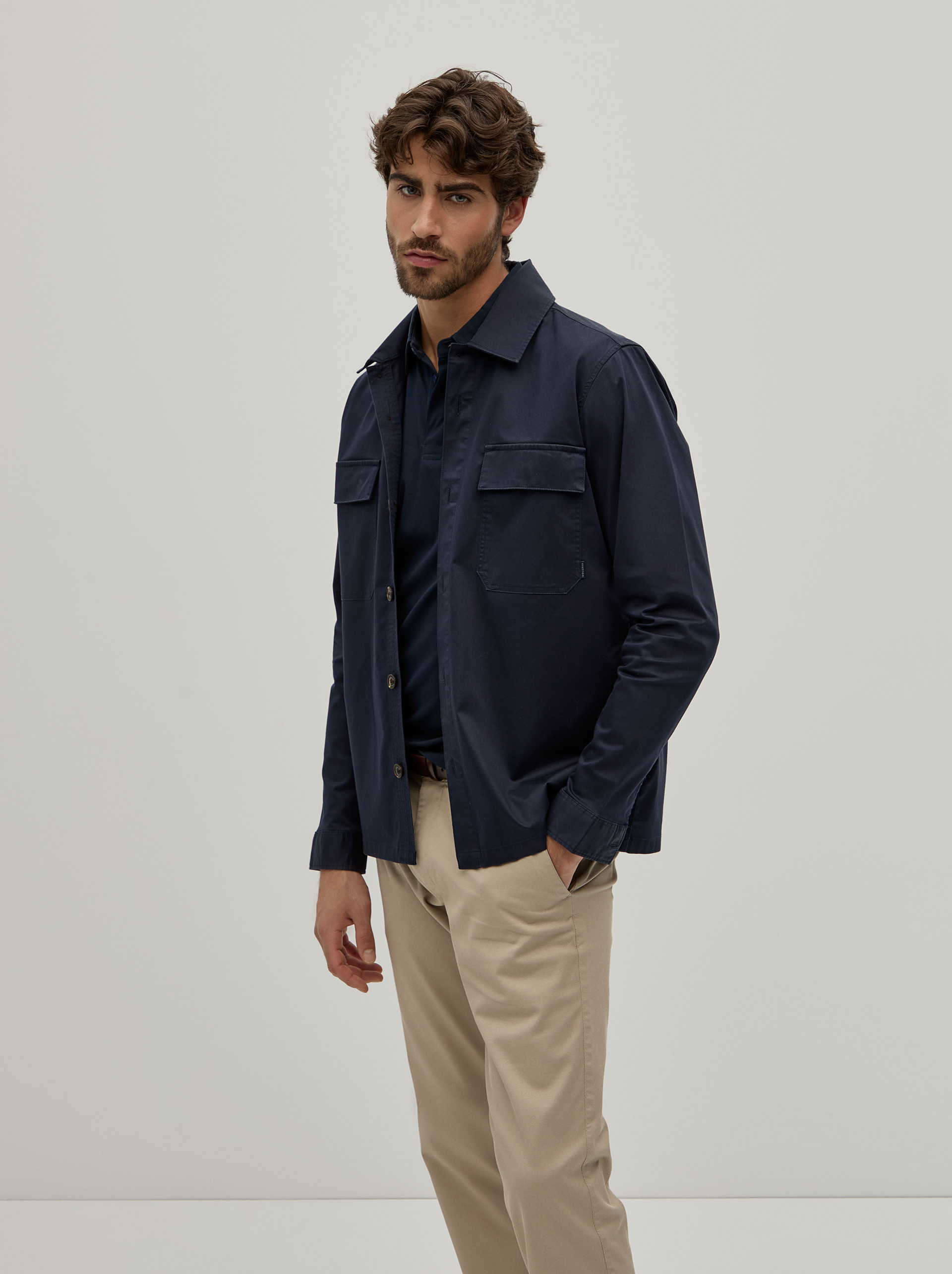 Overshirt with pockets