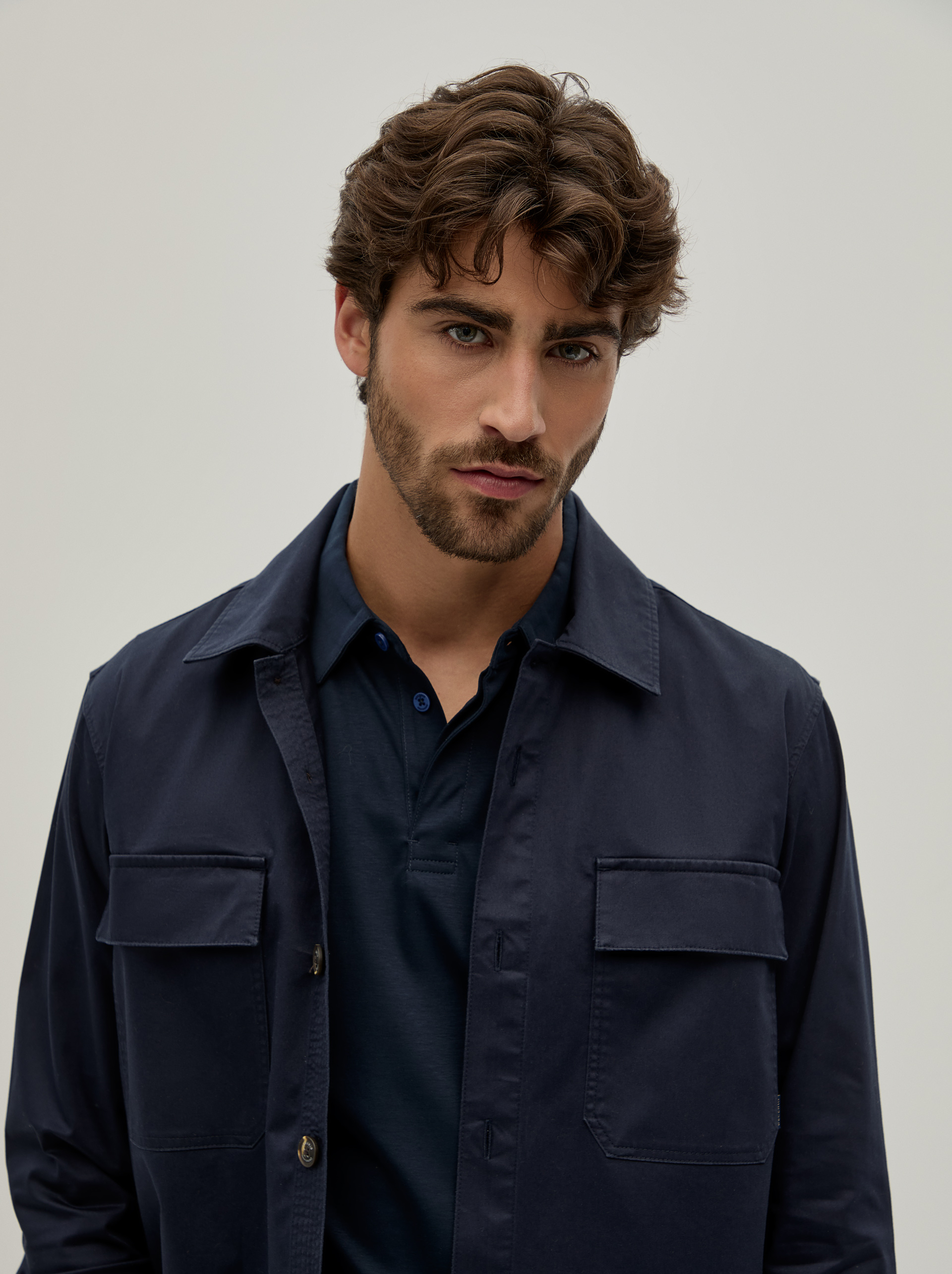 Overshirt with pockets