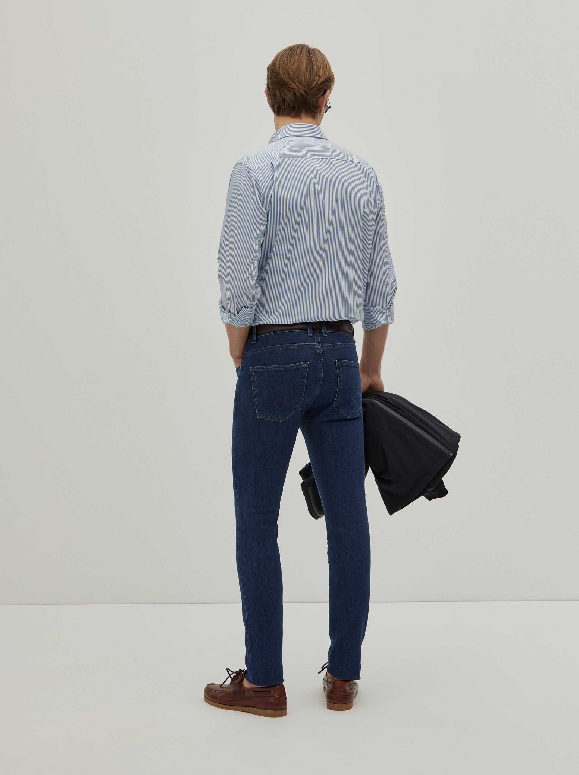 Slim fit denim pants