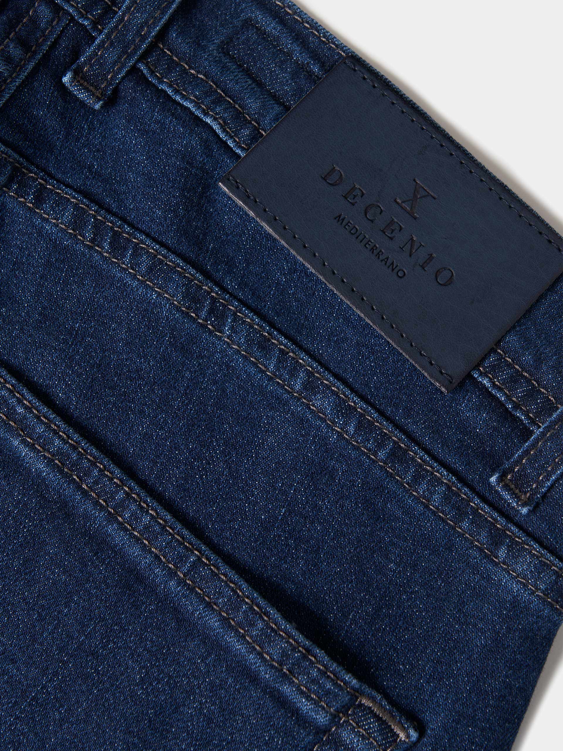 Slim fit denim pants