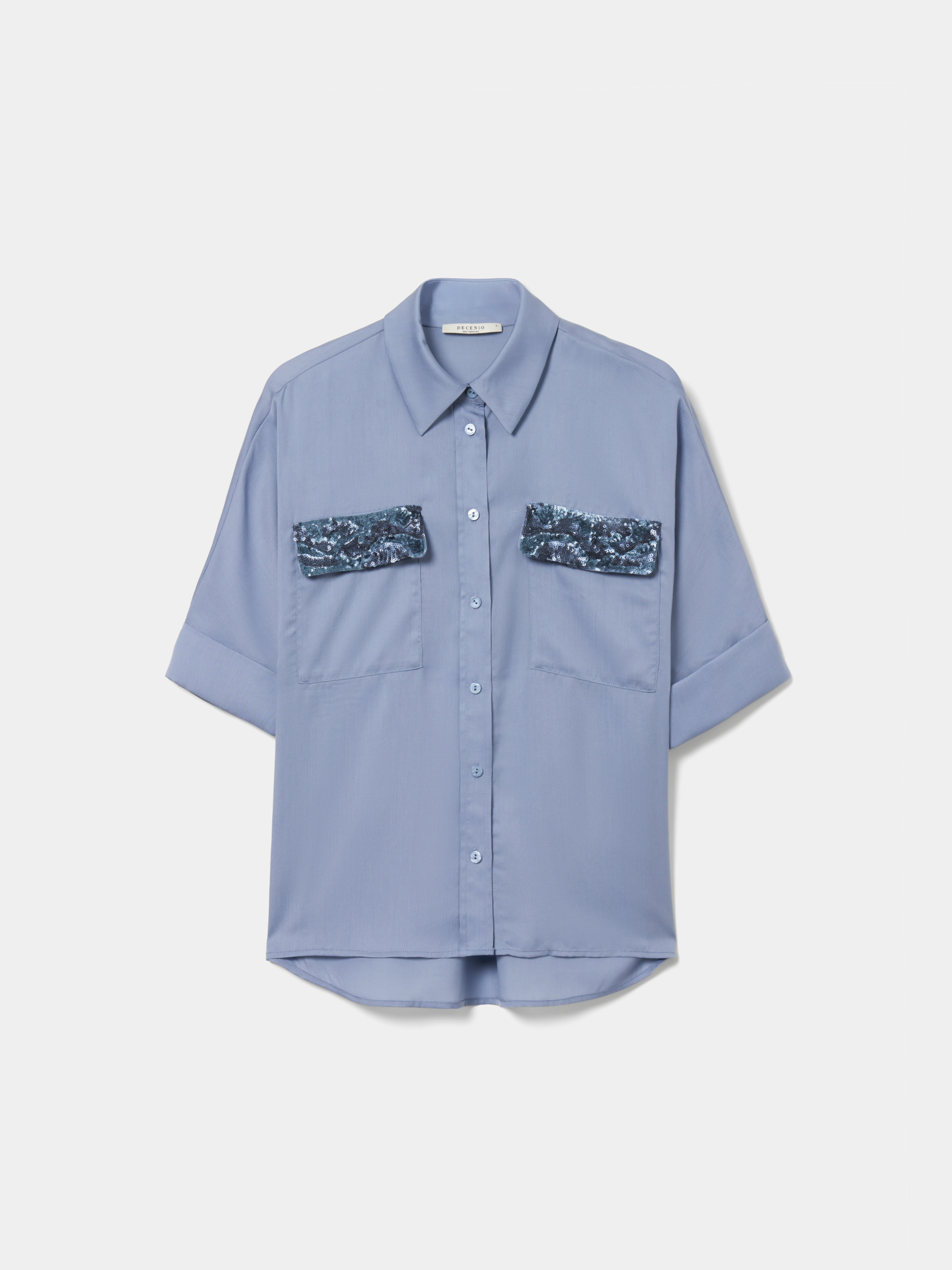 Lyocell shirt with sequins